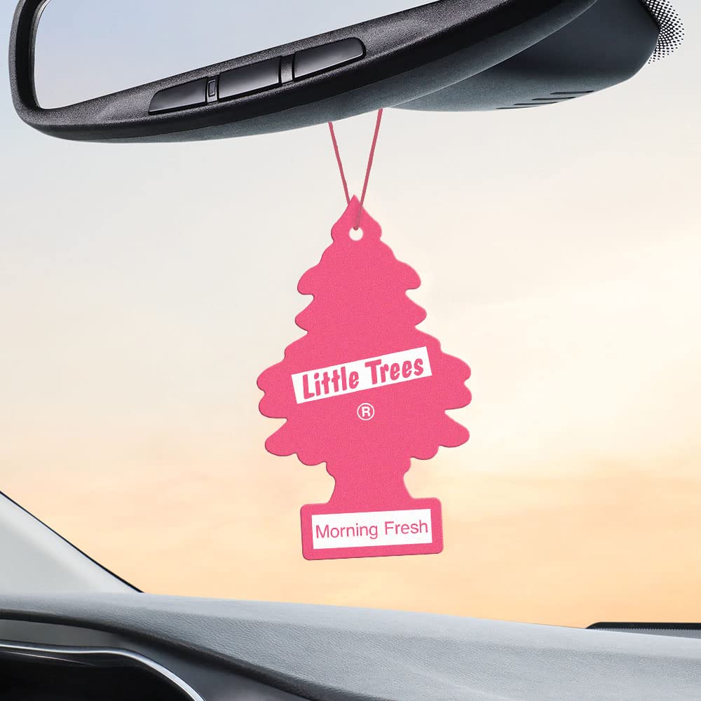 Little Trees Air Fresheners Car Air Freshener. Hanging Tree Provides Long Lasting Scent For Auto Or Home. Morning Fresh, 24 Air