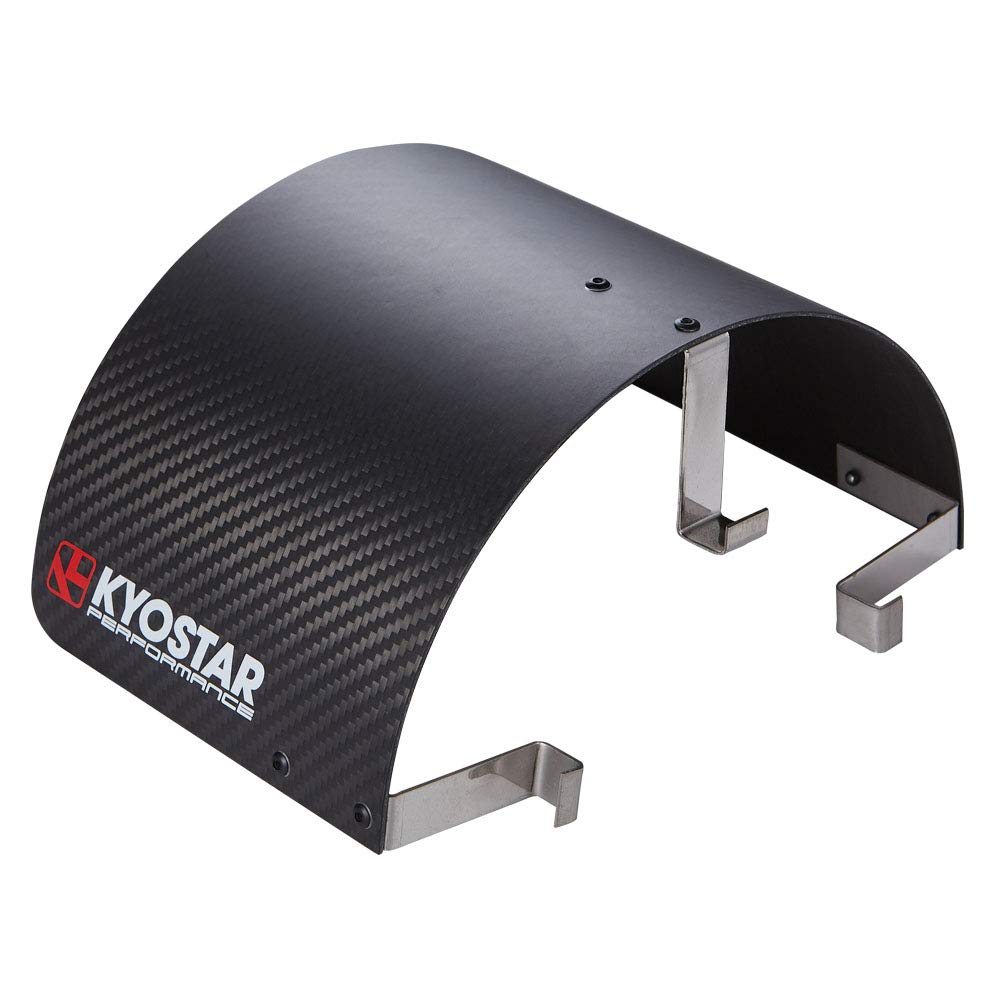 Kyostar 100% Real Carbon Fiber Air Filter Heat Shield Cover Universal Air Intake Filter Cover For 2.5-3.5'' Cone Filter