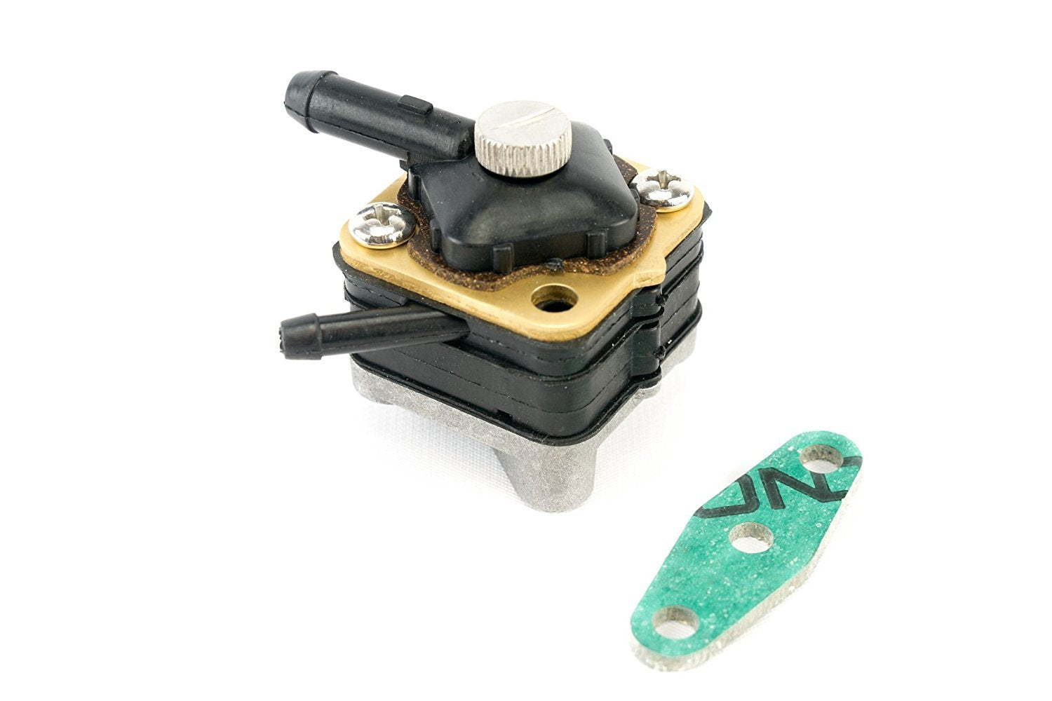 Fuel Pump with Gasket - Compatible with Johnson Evinrude Outboard Motor - Pre 1993 6hp, 9.9hp, 15hp Models - Replaces Part 39509