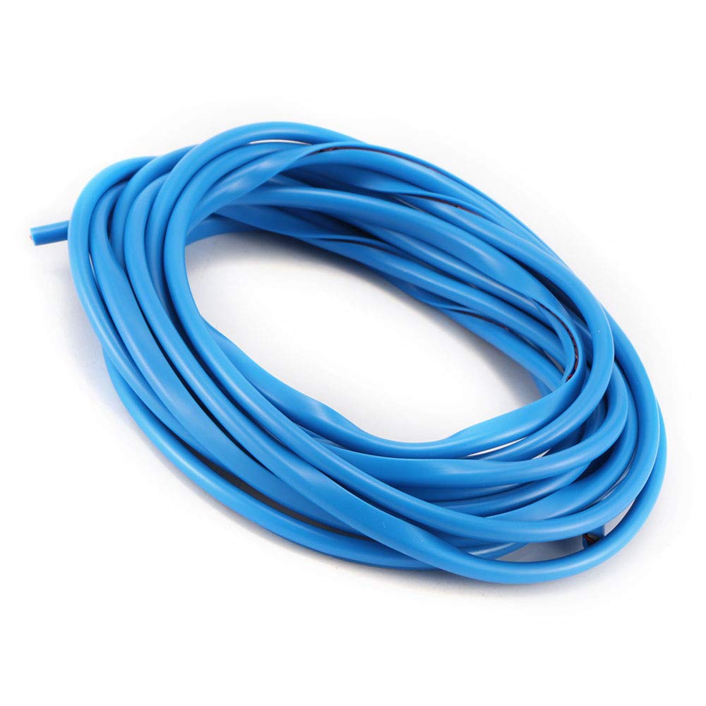 OtoLiman Blue Sticky Car Door Edge Scratch Guard Trim Molding Protector Cover Full Size 5m 16feet U Shape Air Vent Edge Decorati