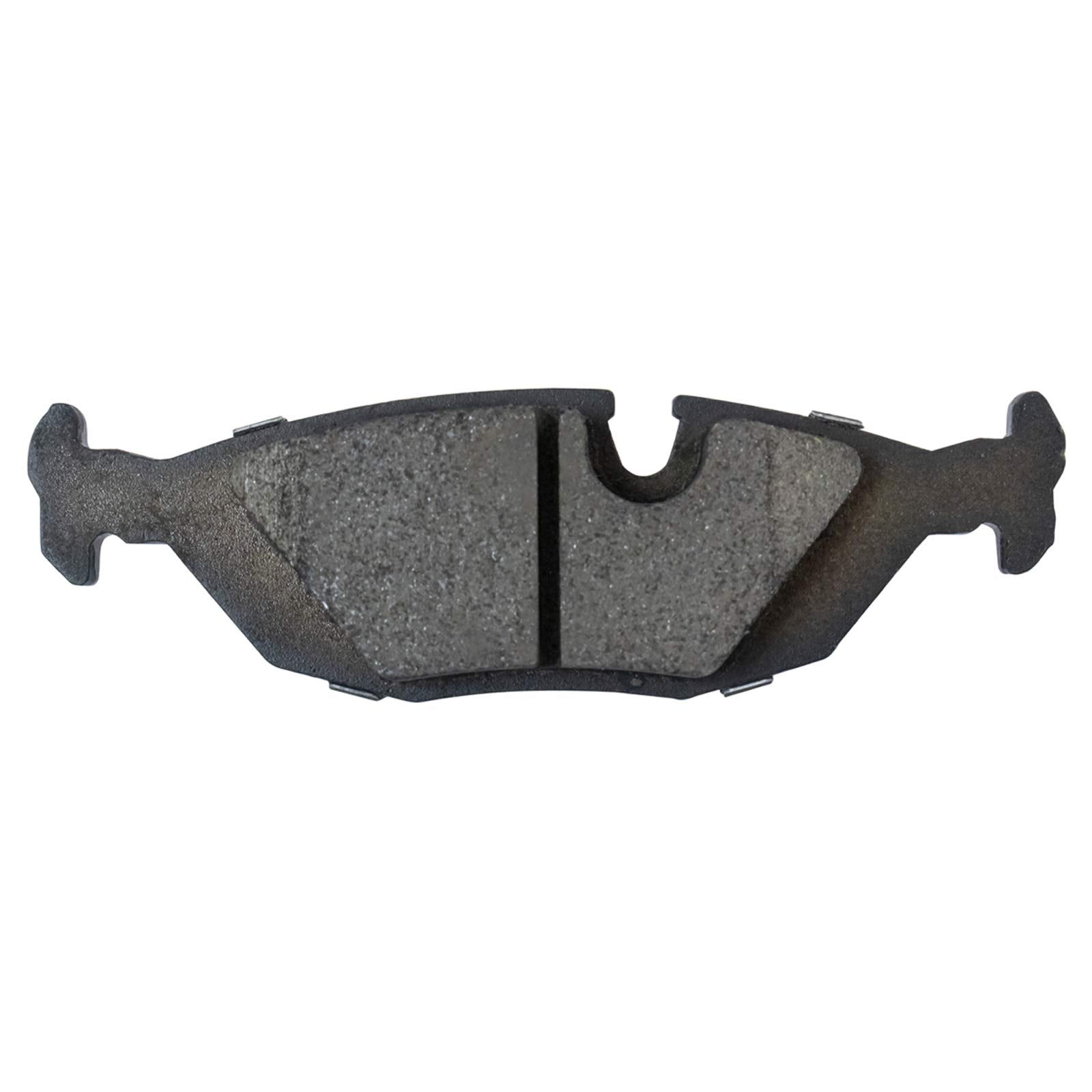 Trq Rear Brake Pad & Rotor Kit Brake Pads Brake Rotor Parking Brake Shoe Set Ceramic Compatible With 1992 Bmw 318I 1992-1993 325
