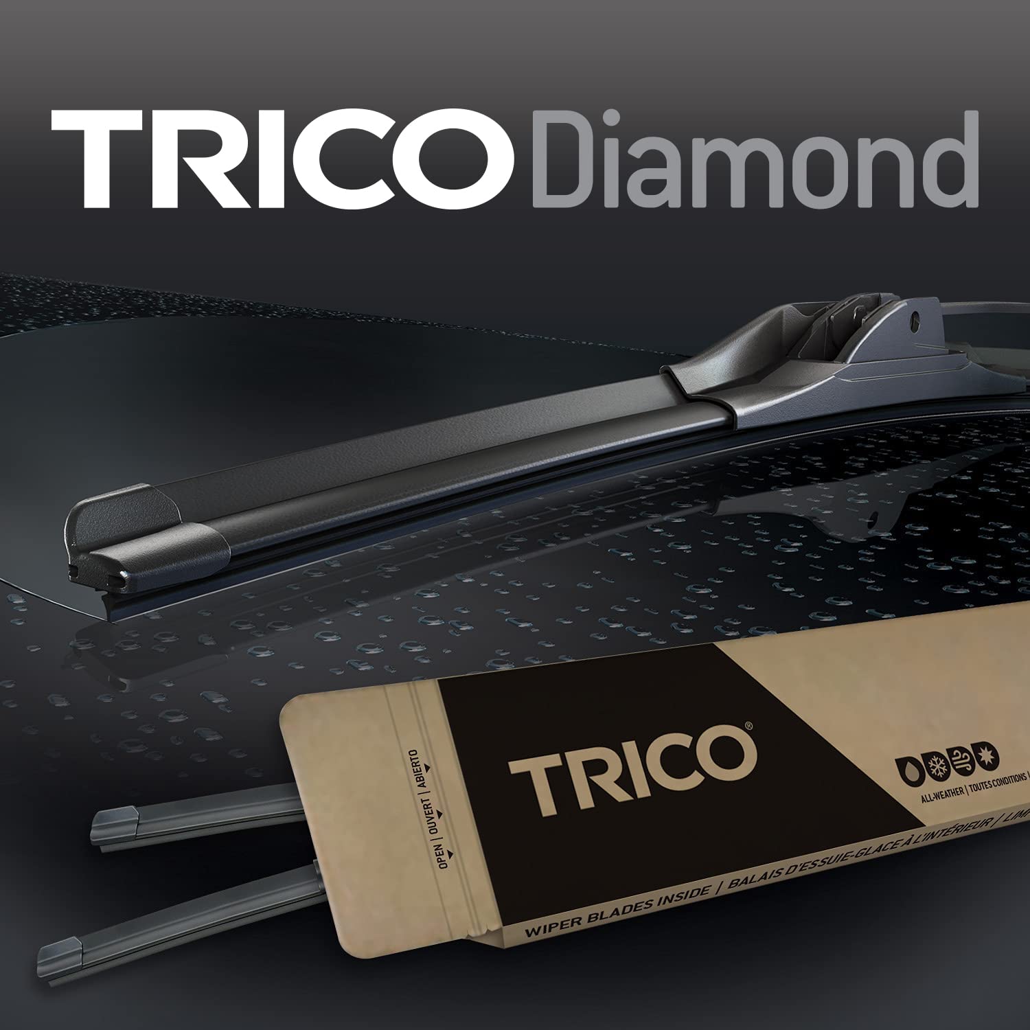 Trico Diamond (25-2420) 24 Inch & 20 Inch Pack Of 2 High Performance Automotive Replacement Windshield Wiper Blades For My Car S