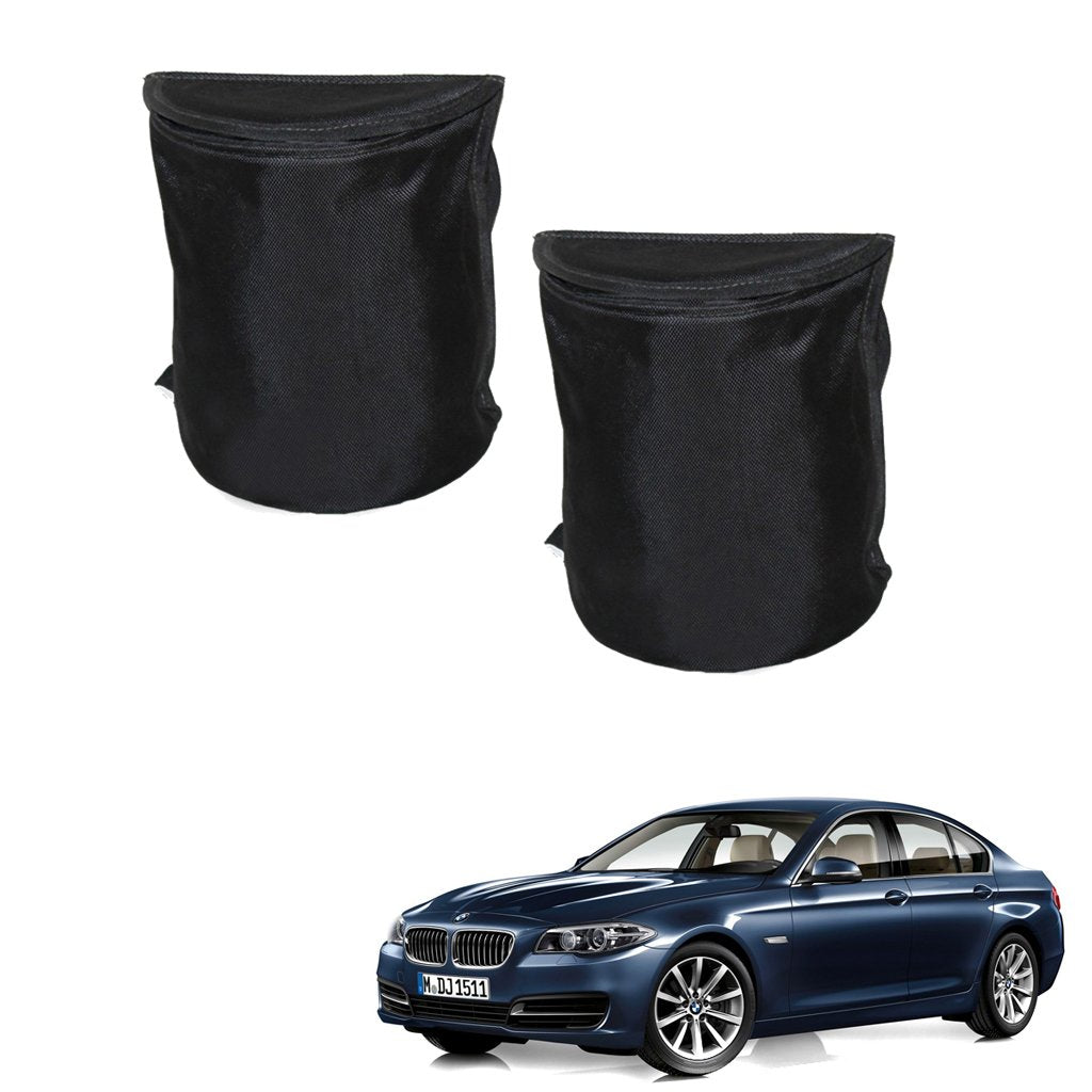 Kozdiko Semi Cylindrical Car Dustbin Set of 2 Pcs for BMW 5 Series