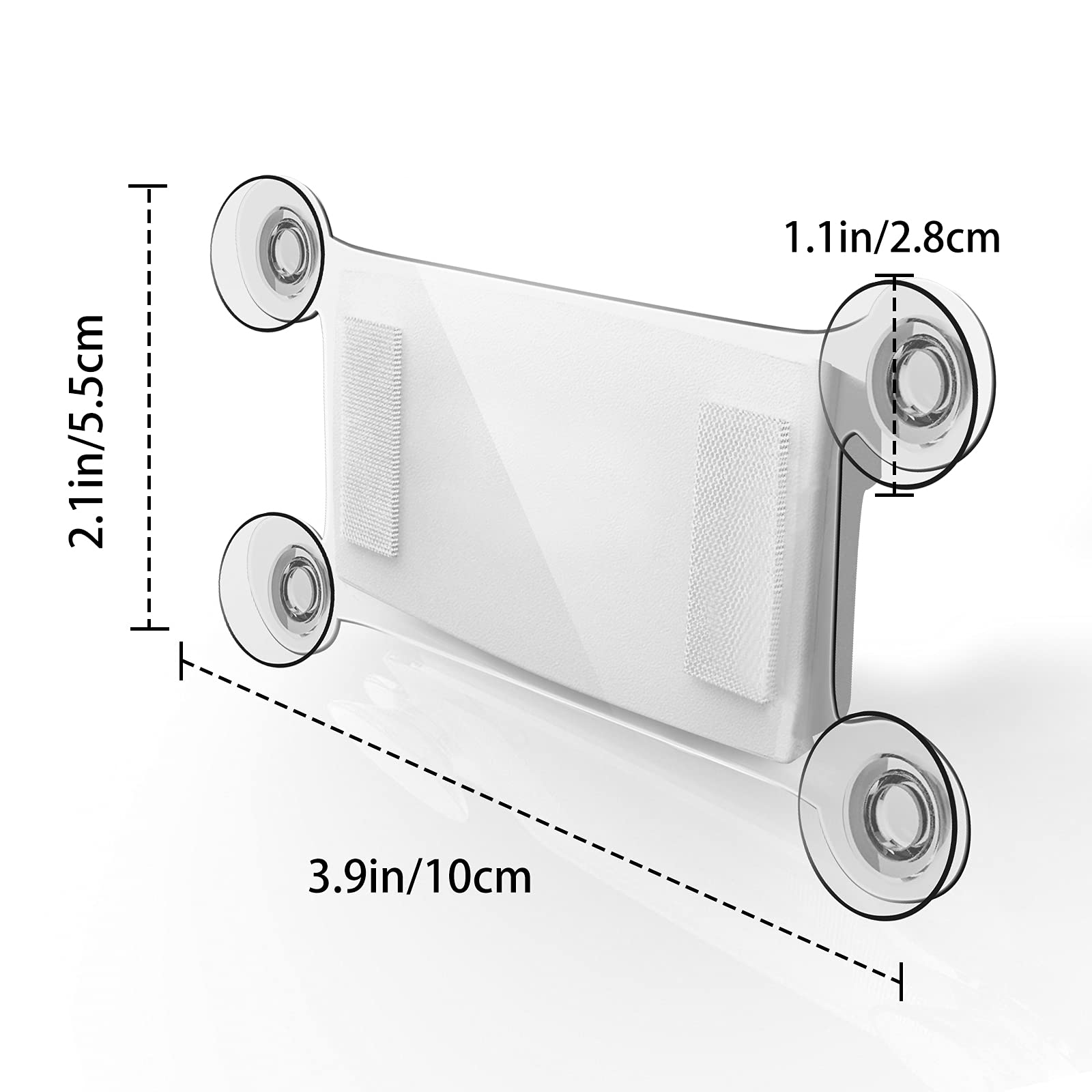 Chengfu Ez Pass Holder - Izoom/Ipass Holder/Toll Pass/Transponderholder Compatible With Most Us States Toll Pass Windshield Moun