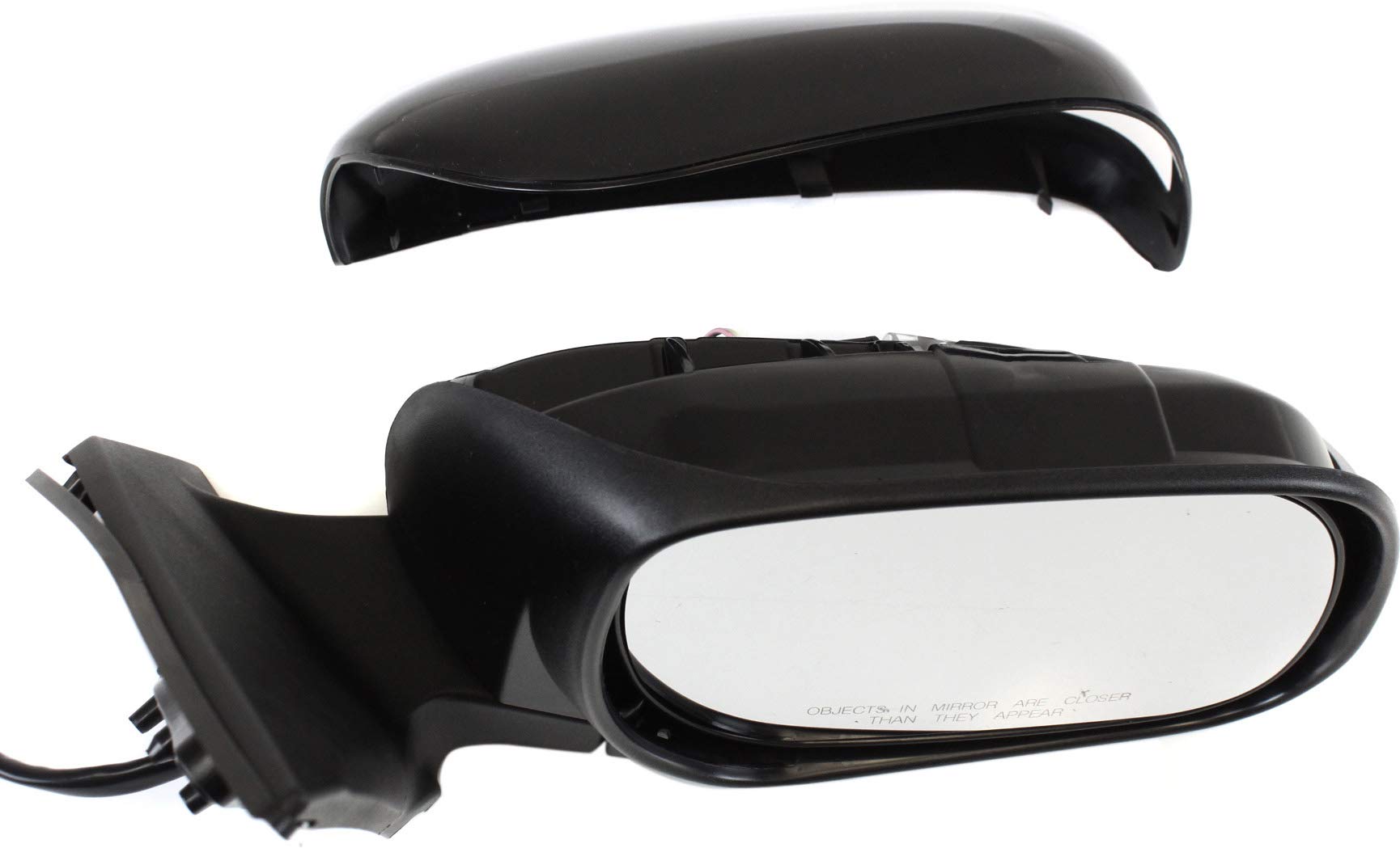Kool Vue Mirror Compatible with 2009-2012 Toyota RAV4 Passenger Side Heated Manual Folding Power In-housing Signal Light Paintab