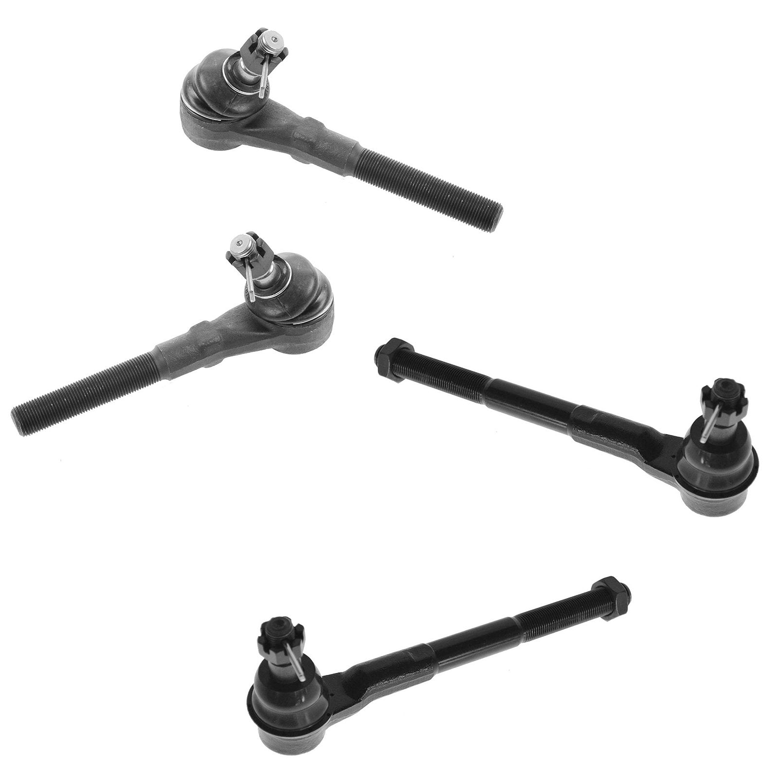 Trq Front Tie Rod Set Compatible With 1997-2002 Ford Expedition 1997-2003 F-150 2004 F-150 Heritage 1997-1999 F-250 2002 Lincoln