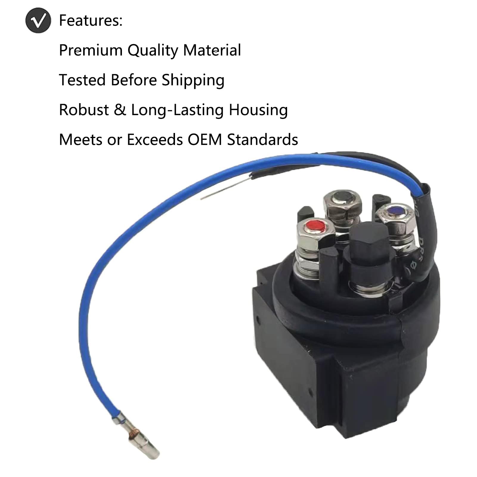 WGBAB Power Trim Tilt Relay for Suzuki Outboards DF40-DF140, 2-Stroke & 4-Stroke, Replaces 38410-94550, 94551,
