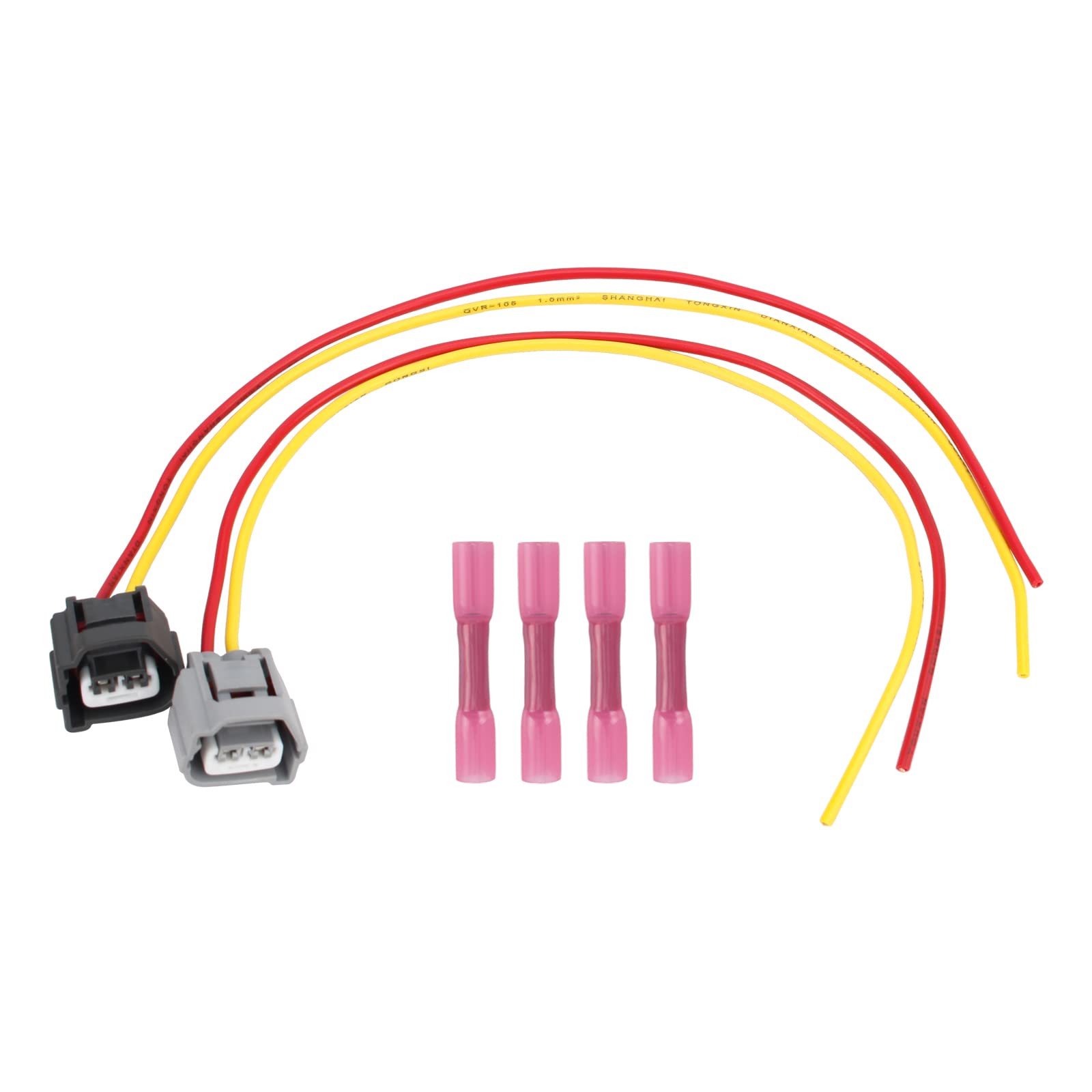MOTOALL Ignition Coil Plug Connectors Wiring Harness with Tools Fit for Hyundai Kia Pack of 2