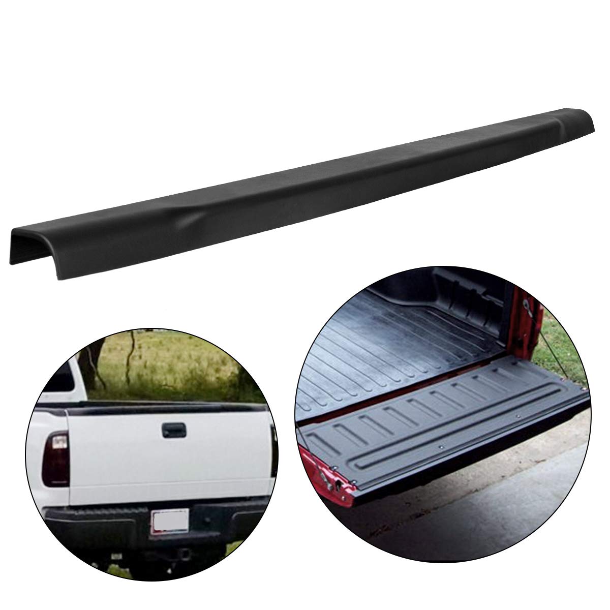 Tailgate Cover Molding Top Upper Protector Cap For 2008 2009 2010 2011 2012 2013 2014 2015 2016 Ford Super Duty F250 F350 F450(Like New) -Like New