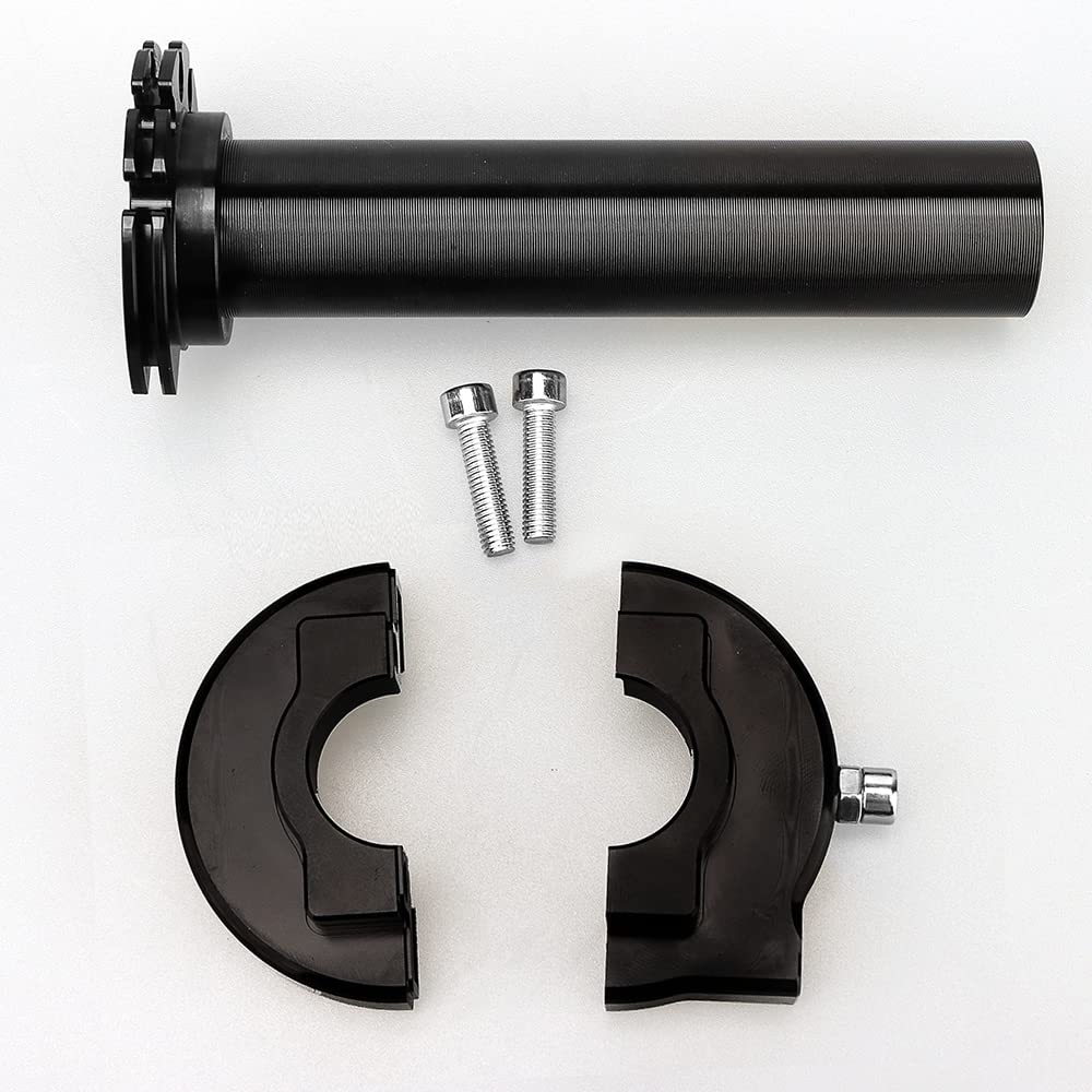 Nibbi Aluminum 7/8'' Motorcycle Throttle Handlebar Adjust Accelerator Cnc Throttle Cable Holder For Yamaha Taotao Kycom Honda Gy