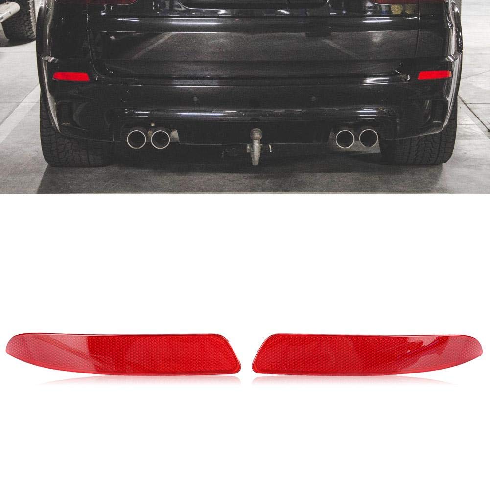 X5 Reverse Reflector Oem,Rear Red Reflector,Red Rear Bumper Reflector Bumper Trim Reflector Marker 63217158949 63217158950 Fit f