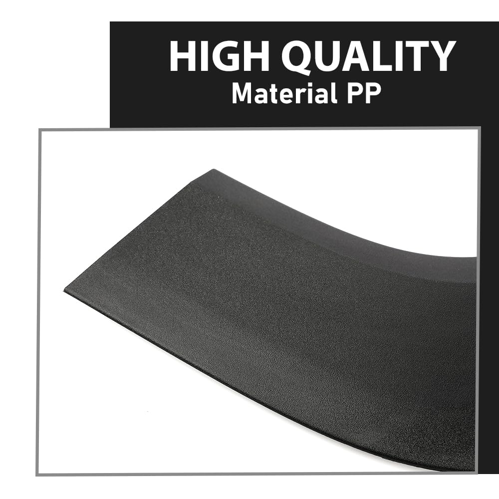 G-PLUS Rear Fender Trim Molding for Jeep Renegade 2015-2023, Black, Driver Left & Passenger Right, Compatible with 5XB67LXHAA, 5XB
