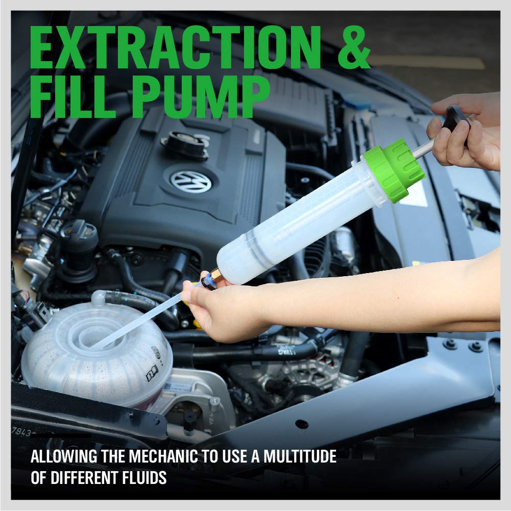 Swanlake 200Cc Fluid Extractor, Extraction&Fill Pump,Fluid Syringe Pump Manual Suction Vacuum Fuel Car Transfer