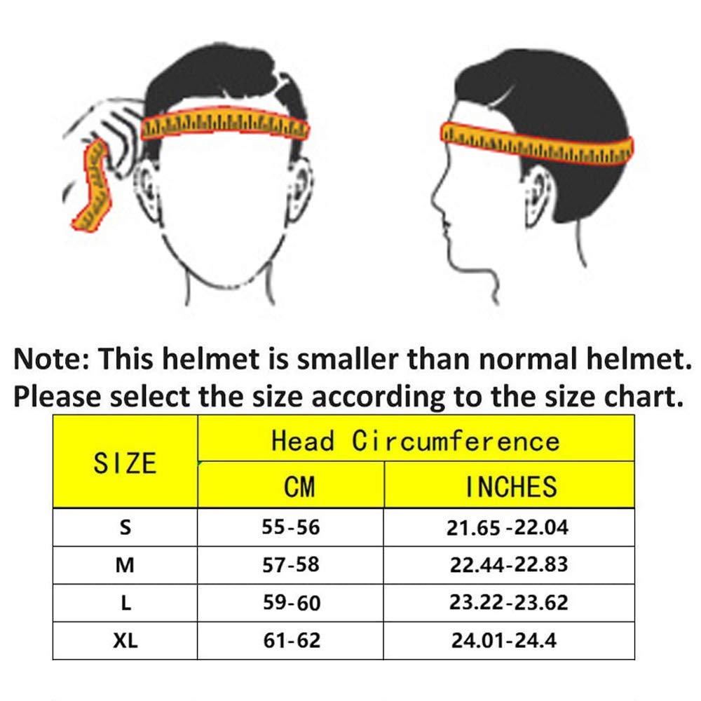 TRIPERSON Full Face Motorcycle Helmet DOT Approved, Large, Rose Color Mirror, ABS Material for Men and Women