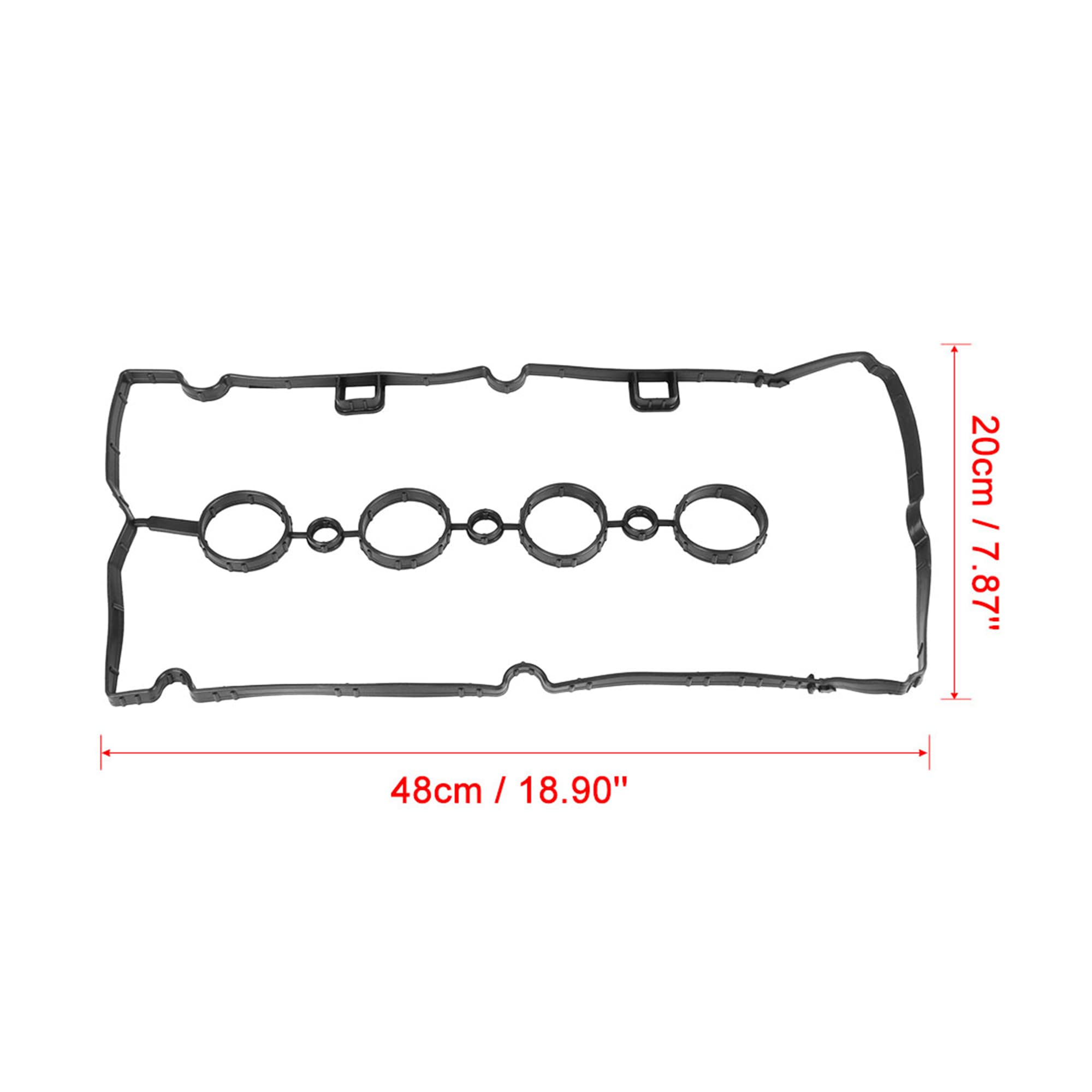 X AUTOHAUX Engine Valve Cover Cylinder Head Gasket 55354237 VS50779R for Chevy Cruze 1.8L 2011-2015 for Chevy Aveo 1.6L 2009-201