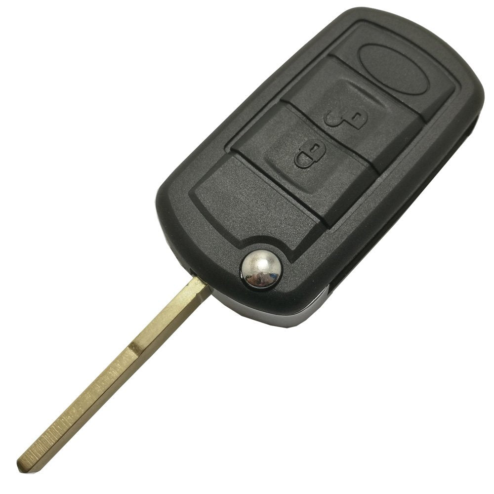 Key Fob Case Shell Fit For Land Rover Lr3 Discovery Range Rover Sport Flip Keyless Entry Remote Car Key Fob Cover Replacement Ke
