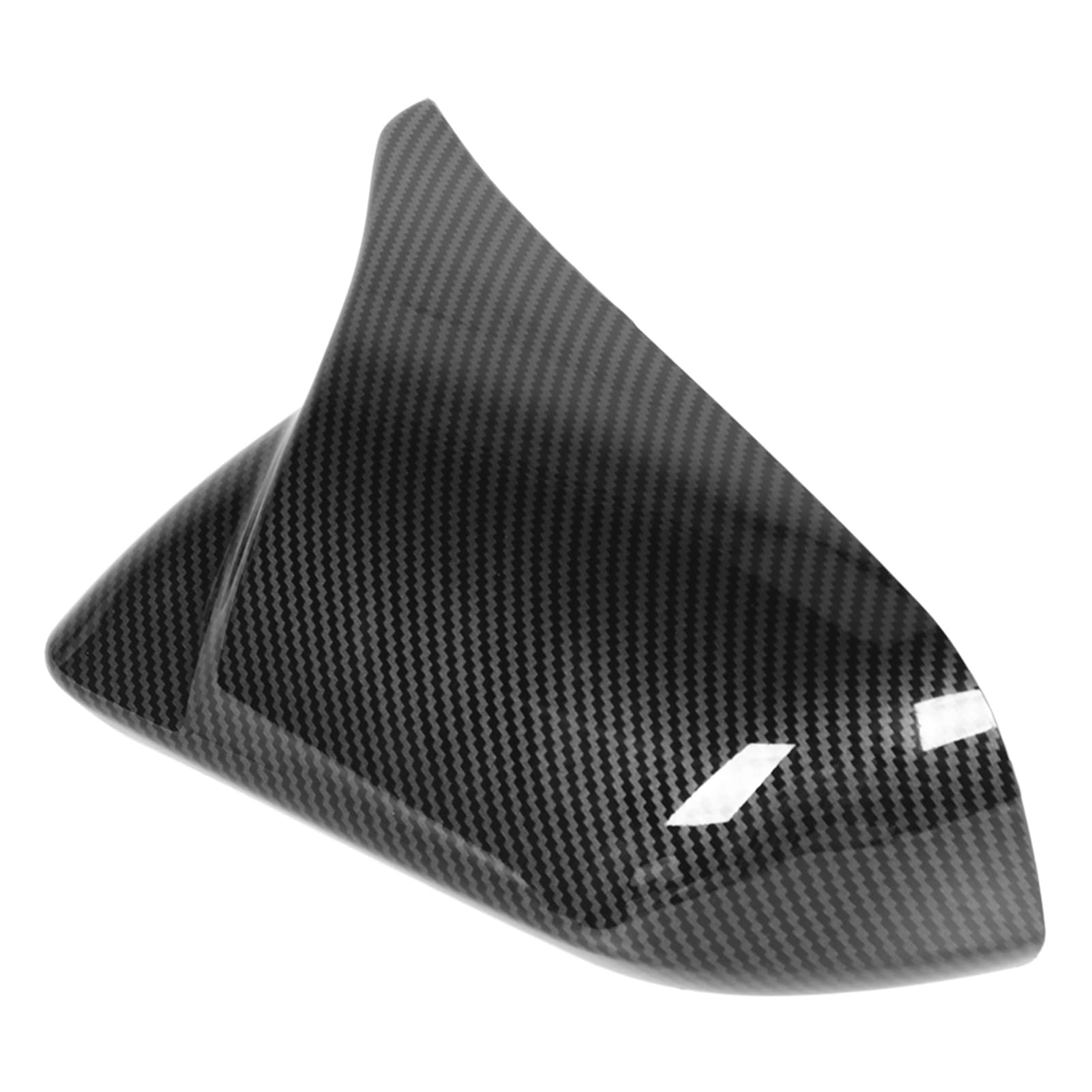 For Mustang Carbon Fiber Mirror Cover Car Exterior 2Pcs Door Mirror Cover Cap Left Right Horn Style Replacement For Mustang 2015?2022 Carbon Fiber Style (Carbon Fiber Style)
