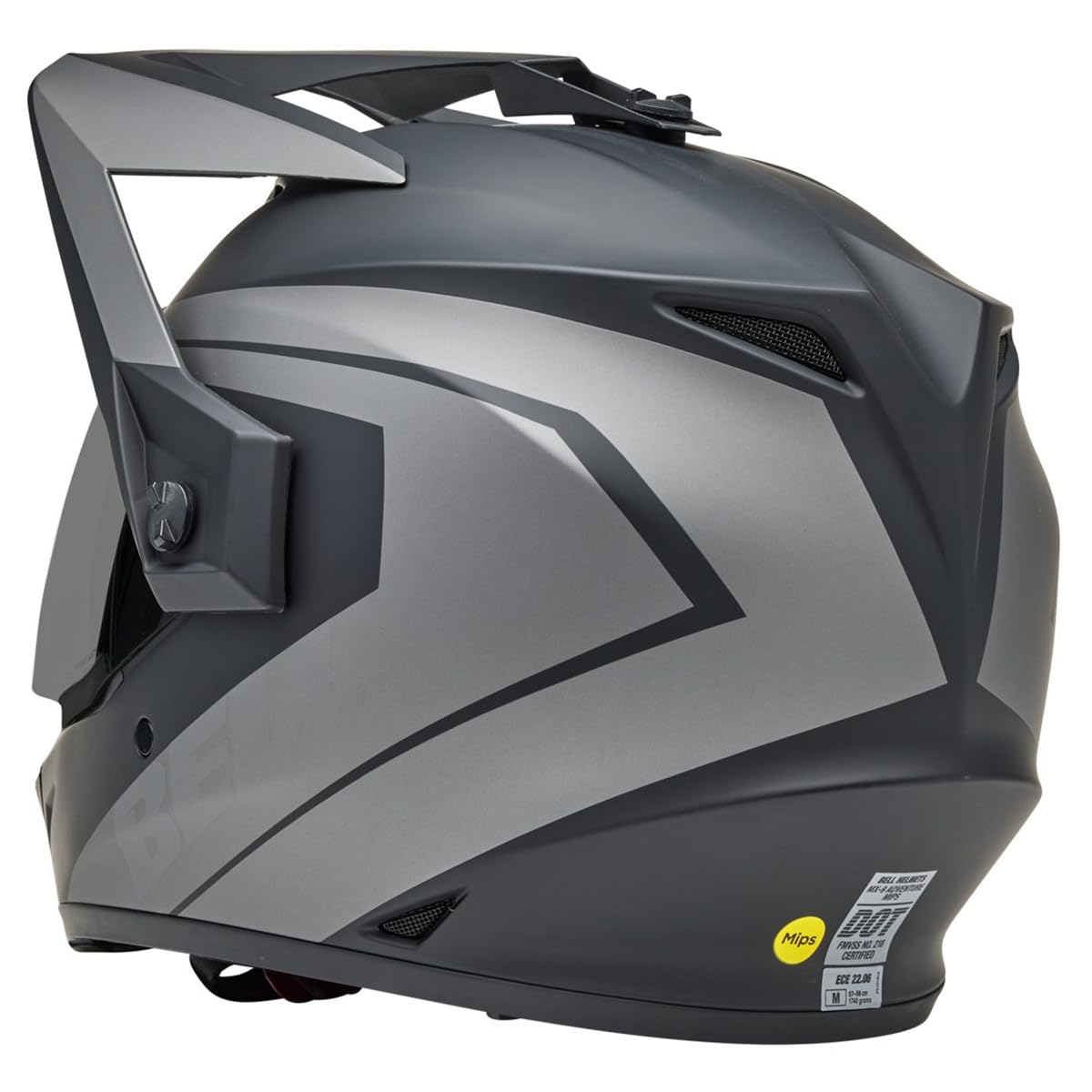 Bell Mx-9 Adventure Mips Dirt Helmet (Matte Blackout Black/Gray - X-Small)