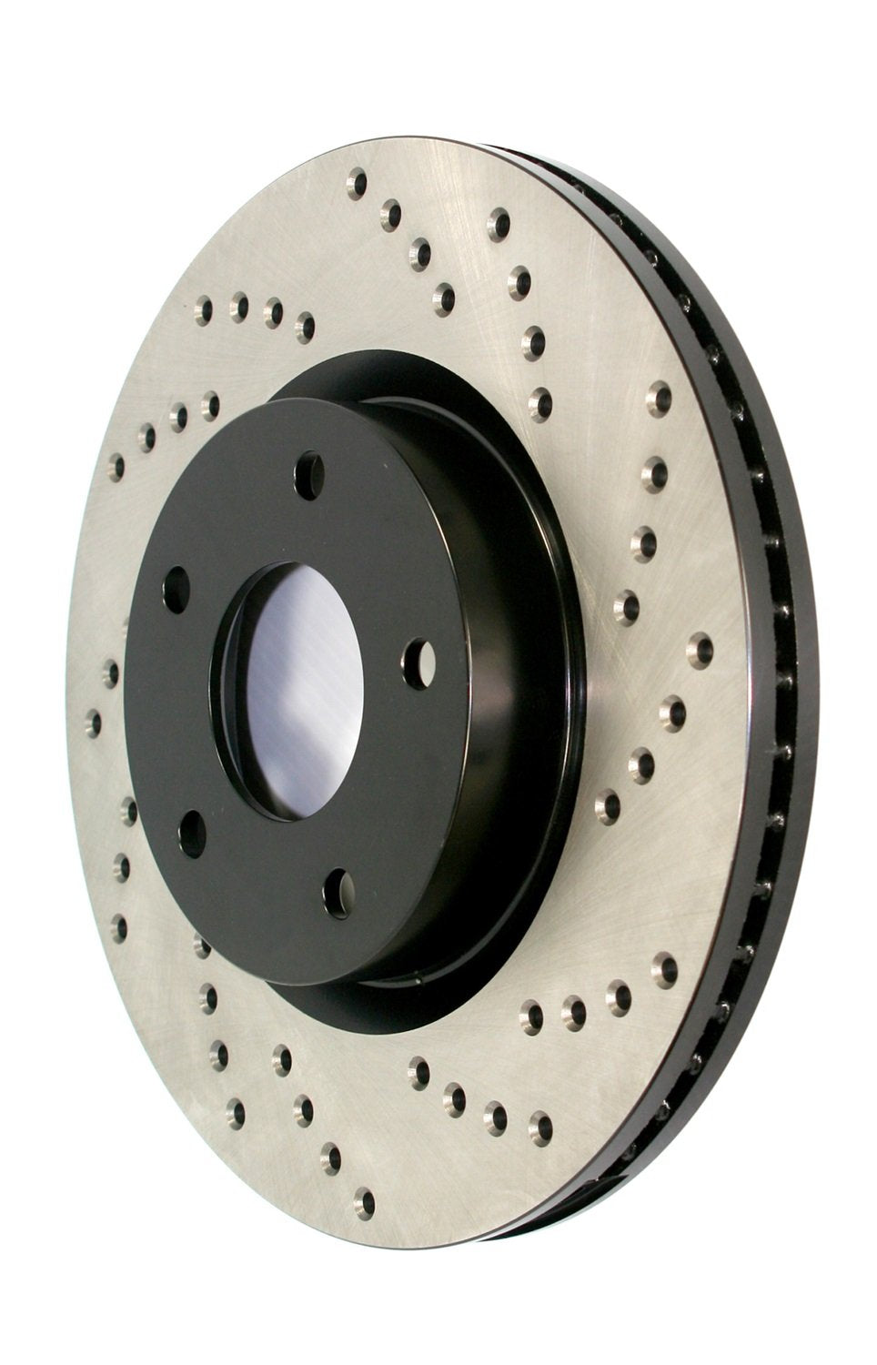 Stoptech 128.33127L Sport Cross Drilled Brake Rotor (Rear Left), 1 Pack