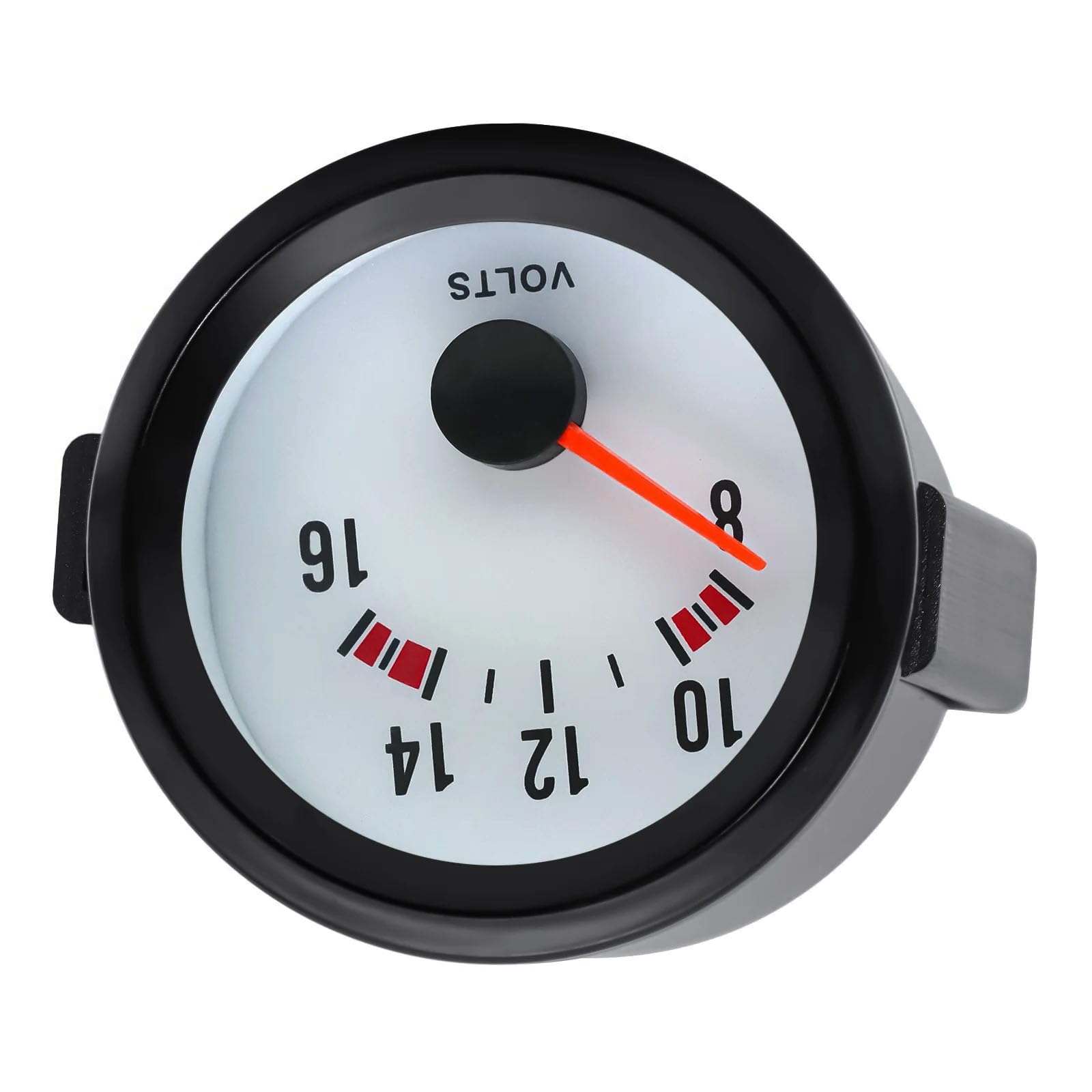 BYYOUIV 2'' 52mm Voltage Gauge Digital Blue LED Voltmeter Meter 8-16V for Cars