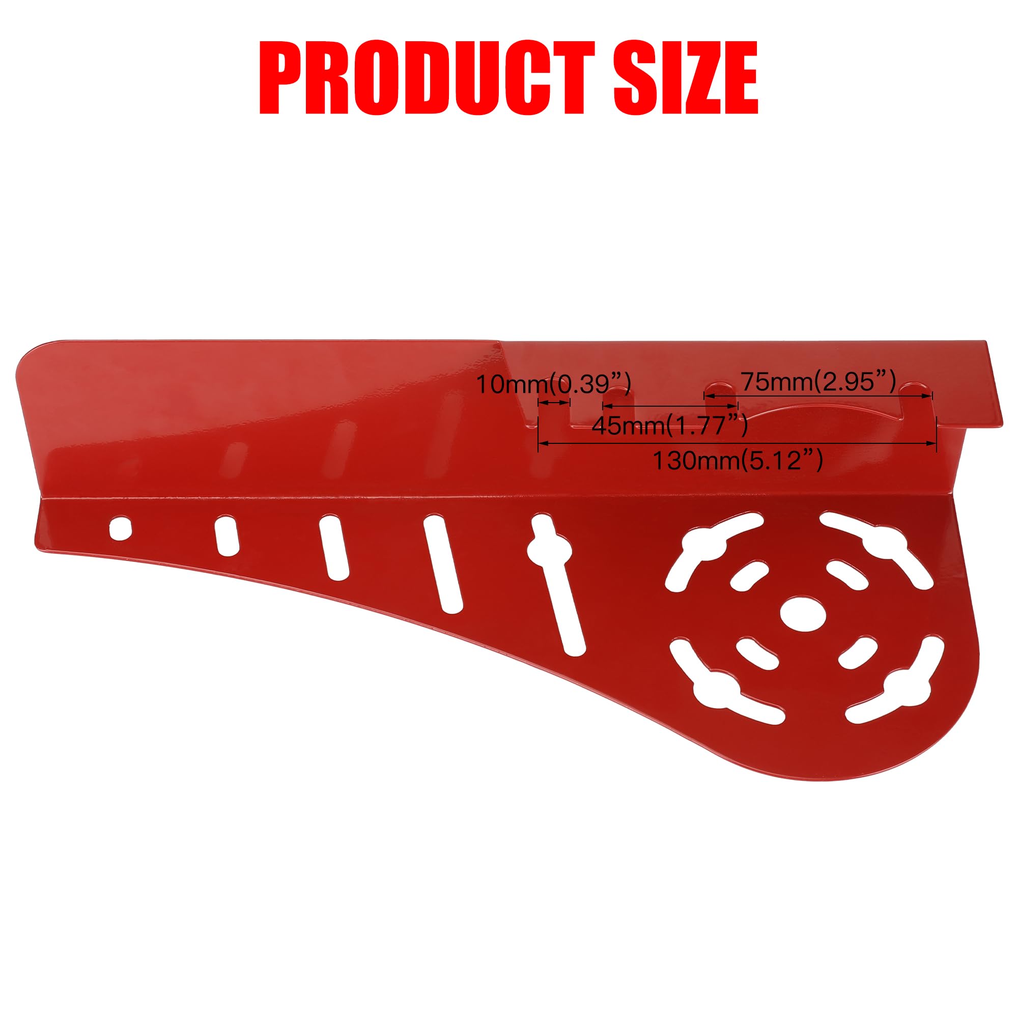 GREHUA Mini Bike Chain Guard Clutch Cover for Predator 212cc, Red, Model GR-LHQZ-212R