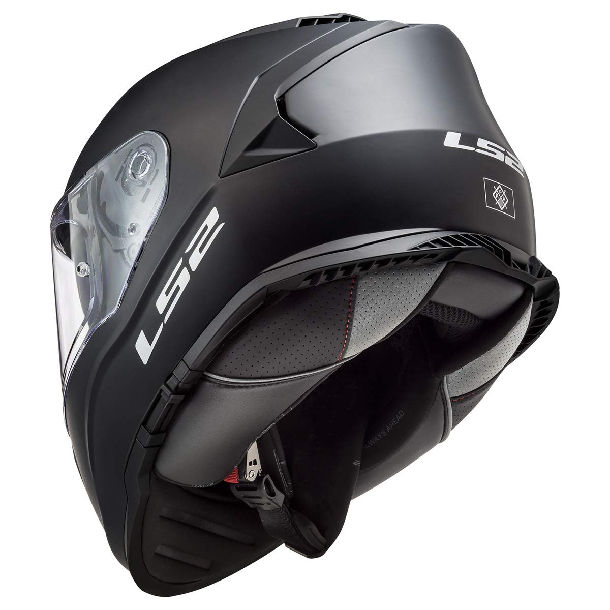Ls2 Helmets Assault Full Face Motorcycle Helmet W/Sunshield (Matte Black - 4X-Large)