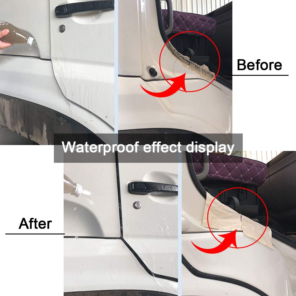 Storystore Universal Automotive Car Door Seal Strip D-Shape Self-Adhesive Weather Stripping For Car Truck Door Window Soundproof