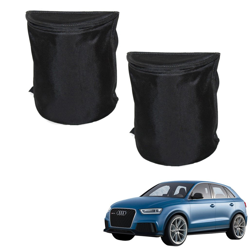 Kozdiko Semi Cylindrical Car Dustbin Set of 2 Pcs for Audi Q3