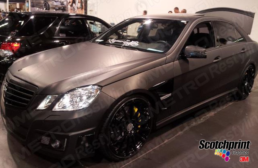 3M 1080 M12 Matte Black 5Ft X 4Ft (20 Sq/Ft) Car Wrap Vinyl Film