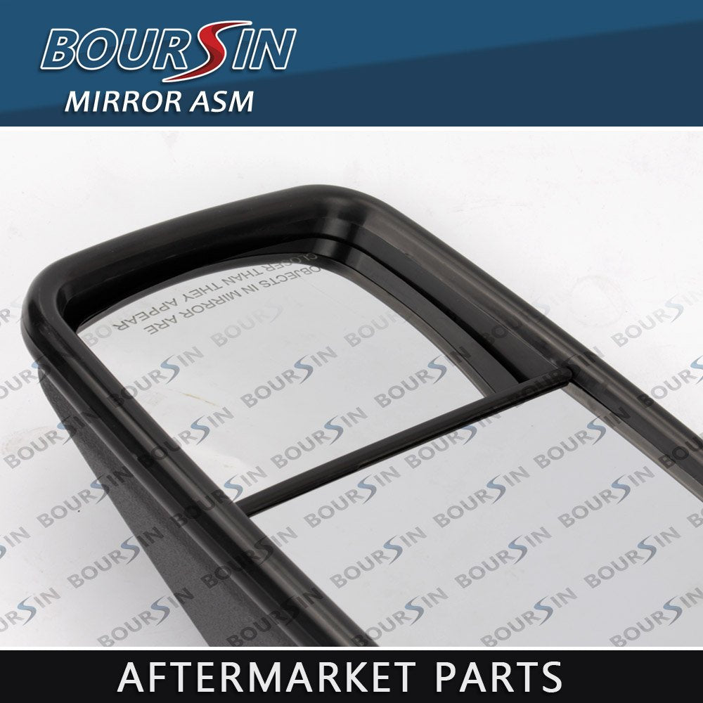 Boursin Side Door Mirror for Isuzu NPR NQR NRR W3500 W4500 W5500, Black, Plastic, Model 8-98049-316-1, Passenger Side