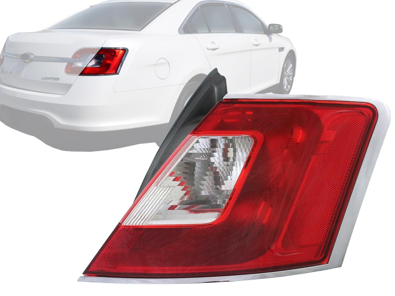 Auto Parts Avenue APA Replacement Tail Light Rear Lamp for 2010 2011 2012 Taurus SHO Limited Outer Passenger Right Side BG1Z1340