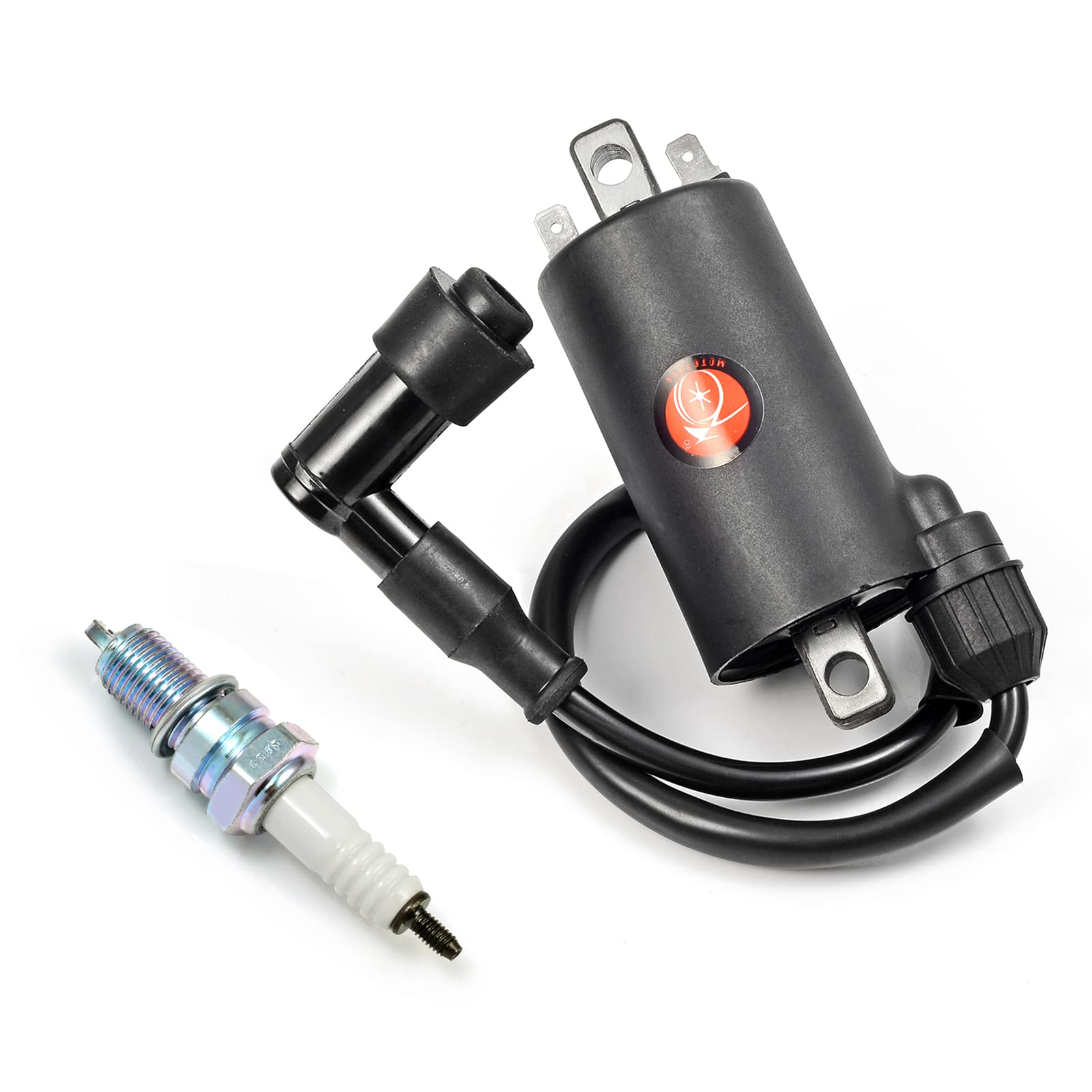 MOTO1988 Ignition Coil, CDI & Spark Plug Kit for Kawasaki Bayou 300 (1988-2004)