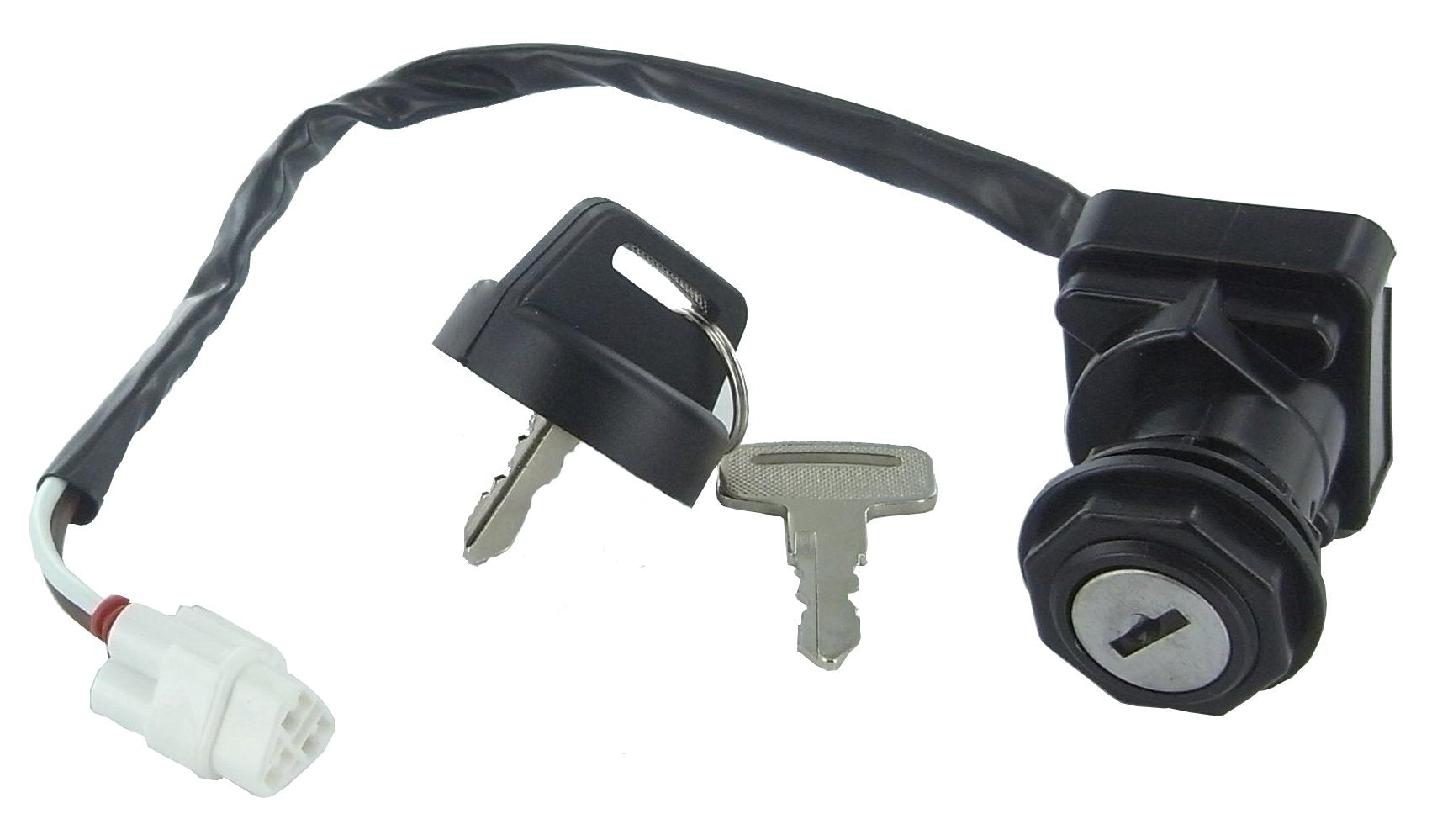 Crank N Charge Ignition Key Switch Compatible With/Replacement For Kawasaki Kvf360 Prairie 360 4X4 2003 2004 2005 2006 2007 2008 2009 2010 2011 2012 Kvf360 Prairie 360 2004 2005 2006 2007 2008 2009 Kvf 360 Atv