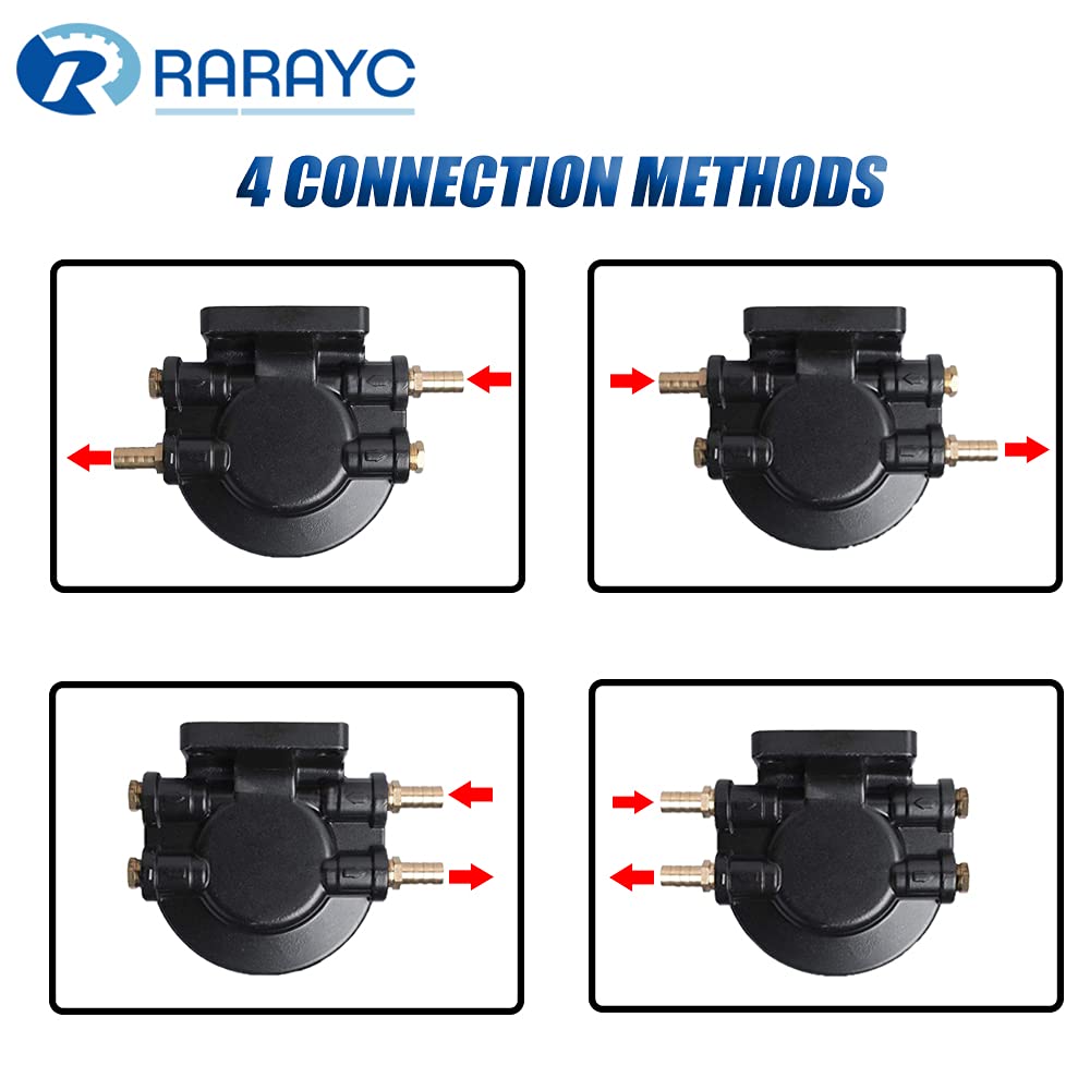 S3213 Fuel Filter Water Separator Replacement for Marine Outboard Motor Mercury with 3/8'' Barb x 1/4'' NPT Fittings Replaces# 3
