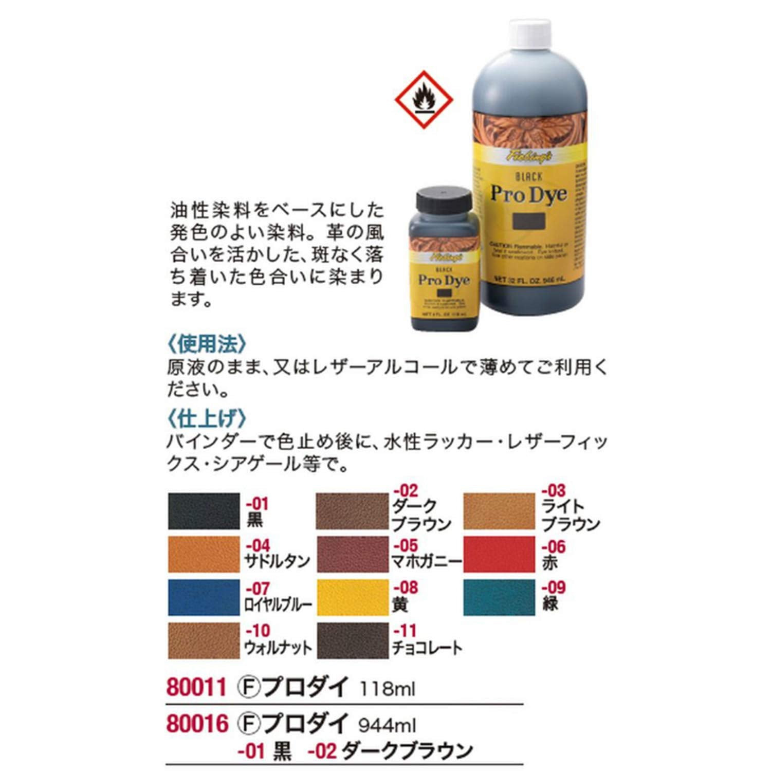Fiebing'S Pro Dye, Walnut, 4 Oz.