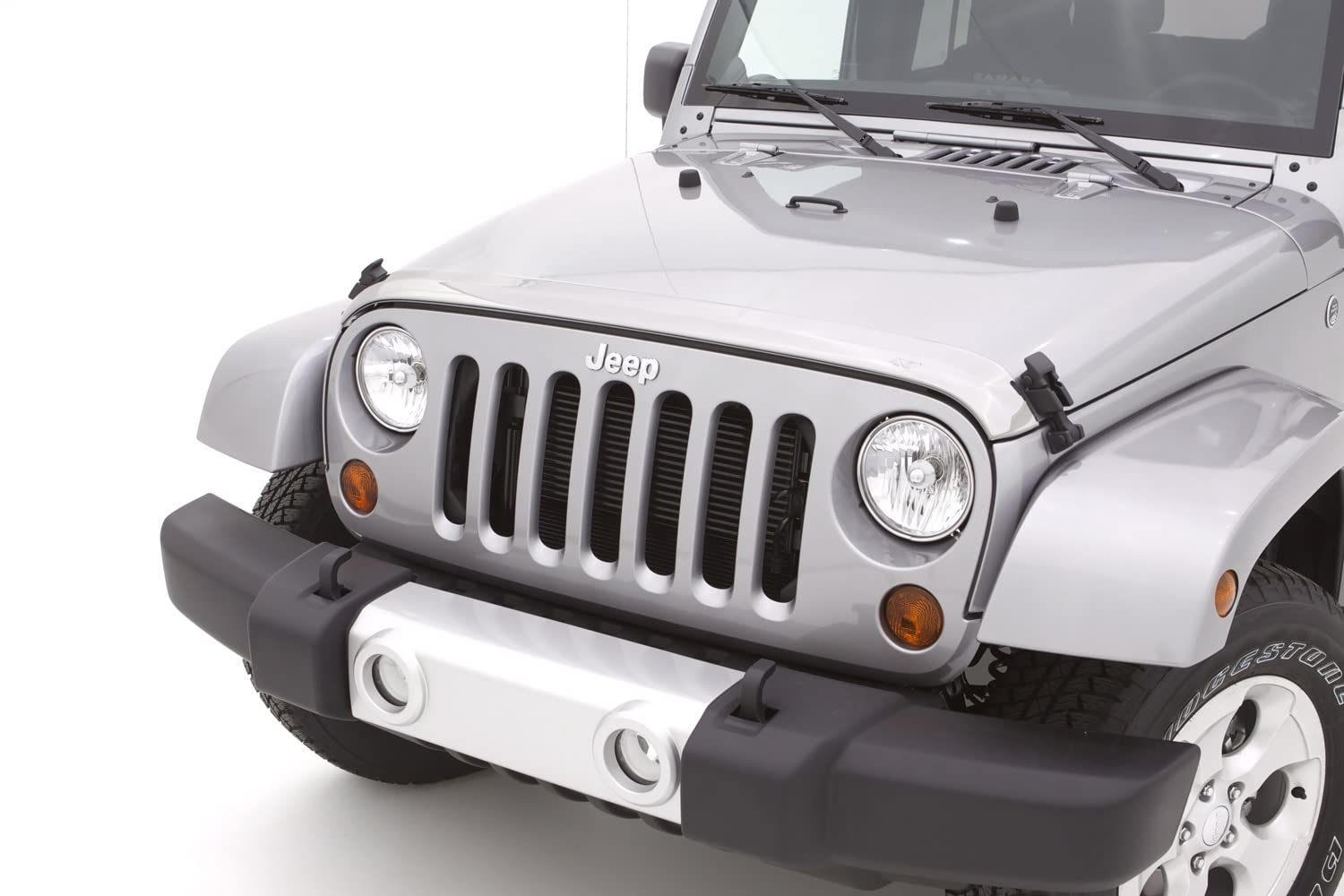 Auto Ventshade [Avs] Aeroskin / Hood Protector | Fits 2007 - 2018 Jeep Wrangler (Jk)/Wrangler (Jk) Unlimited, 1 Pc. | Chrome - 622060