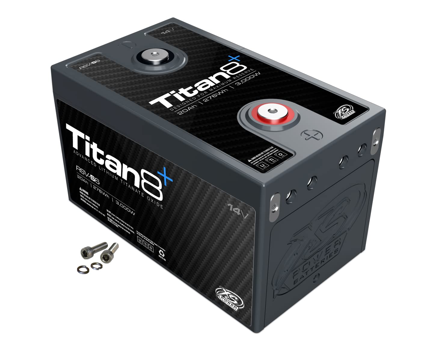 XS Power Titan8 Lithium Battery 14V RSV-S6 - Gray, 1 Count, Durable Plastic Material