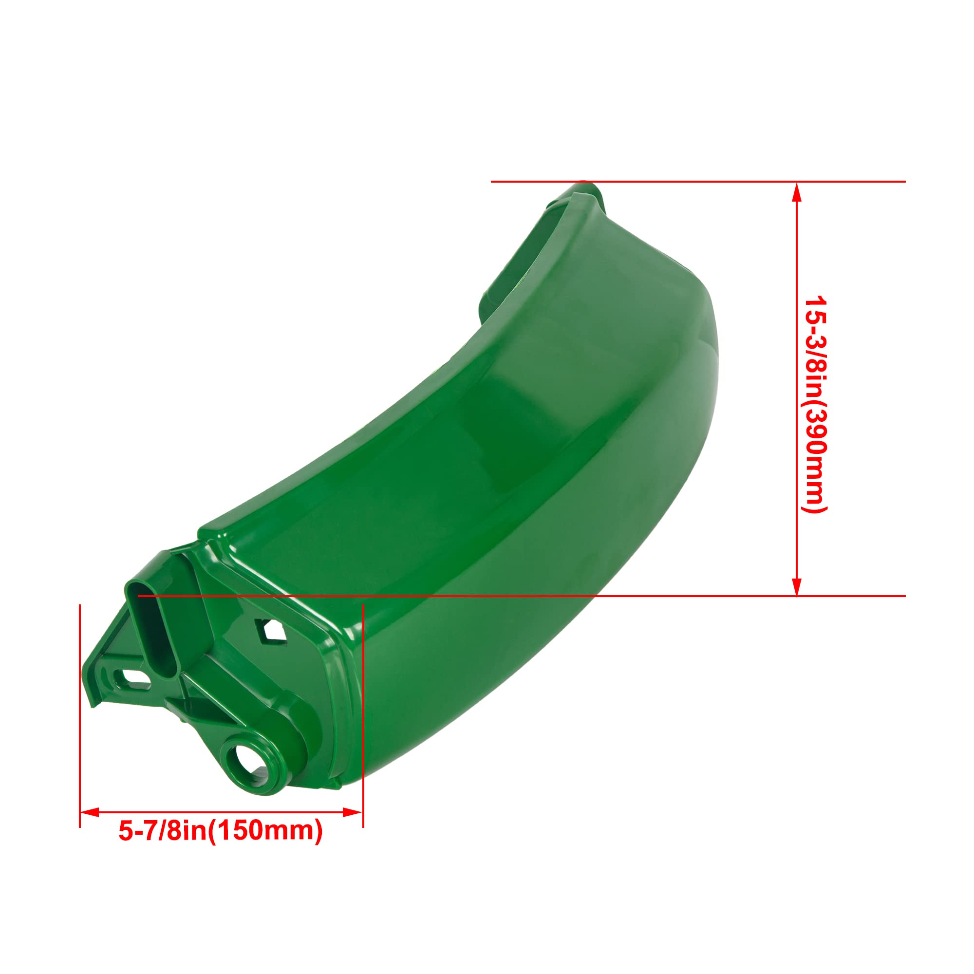 ECOTRIC Front Bumper with Hardwares Compatible with John Deere LT133 LT155 LT166 LT150 LT160 LT170 LT180 LT190 LT Series Tractor