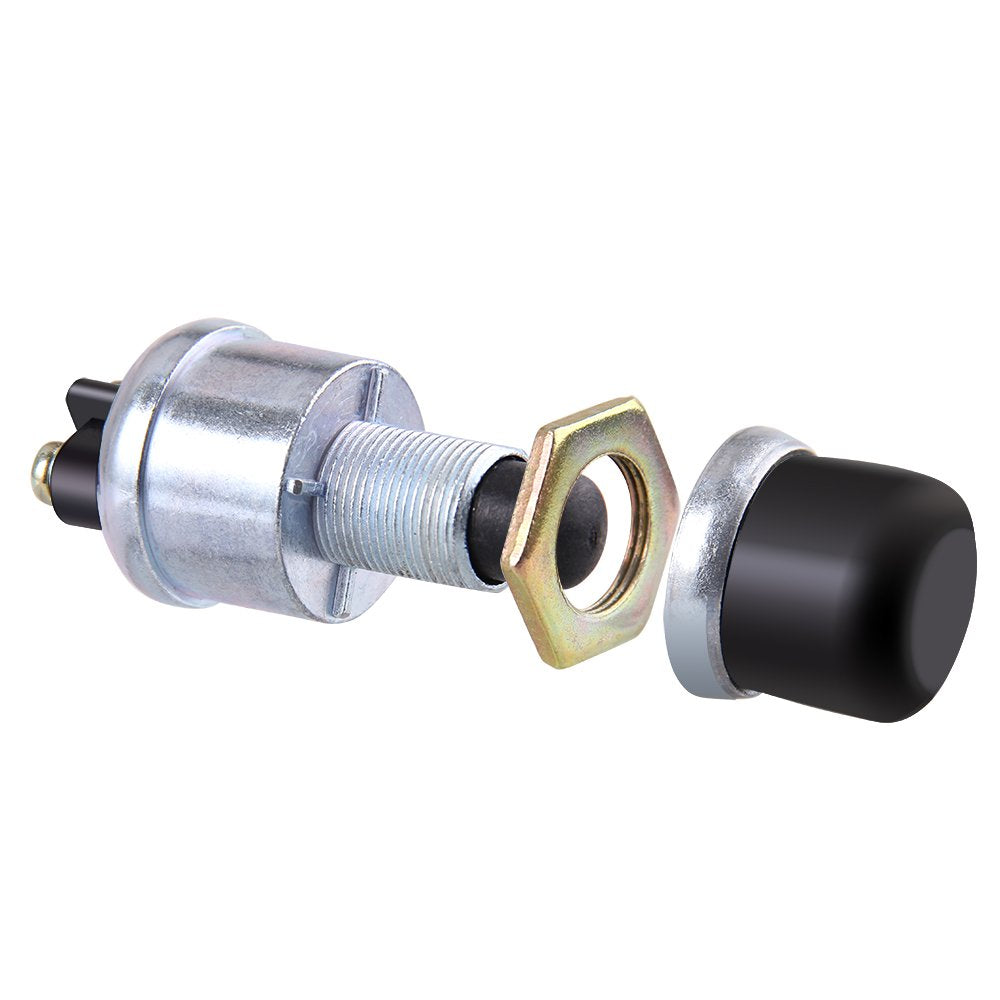 Weatherproof Engine Push Button Start Switch 12V Starter Push Button Momentary Start Switch For Car Truck Boat Rv Atv, 1 Pcs
