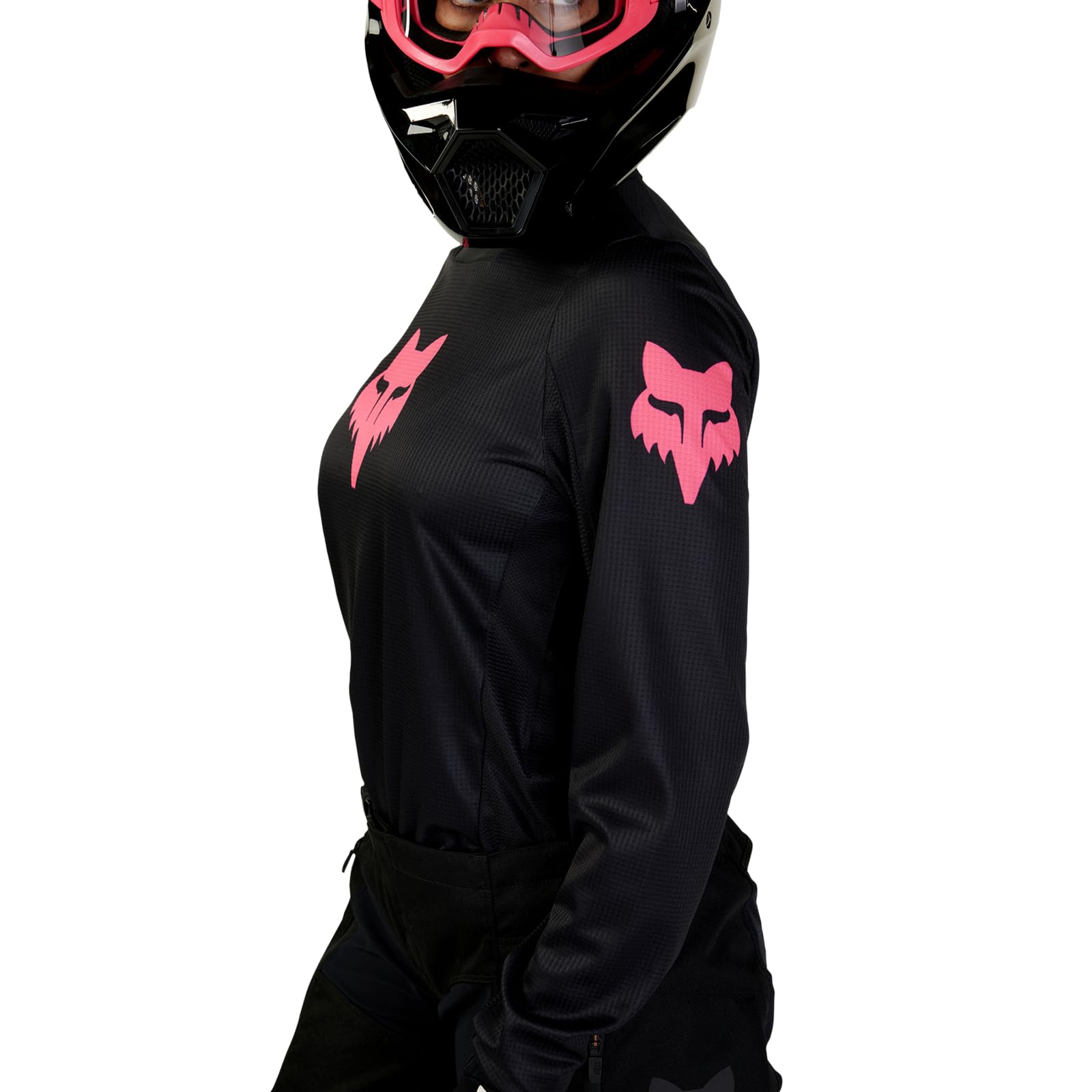 Fox Racing Women'S 180 Motocross Dirt Bike Jersey, Black/Black, X-Small
