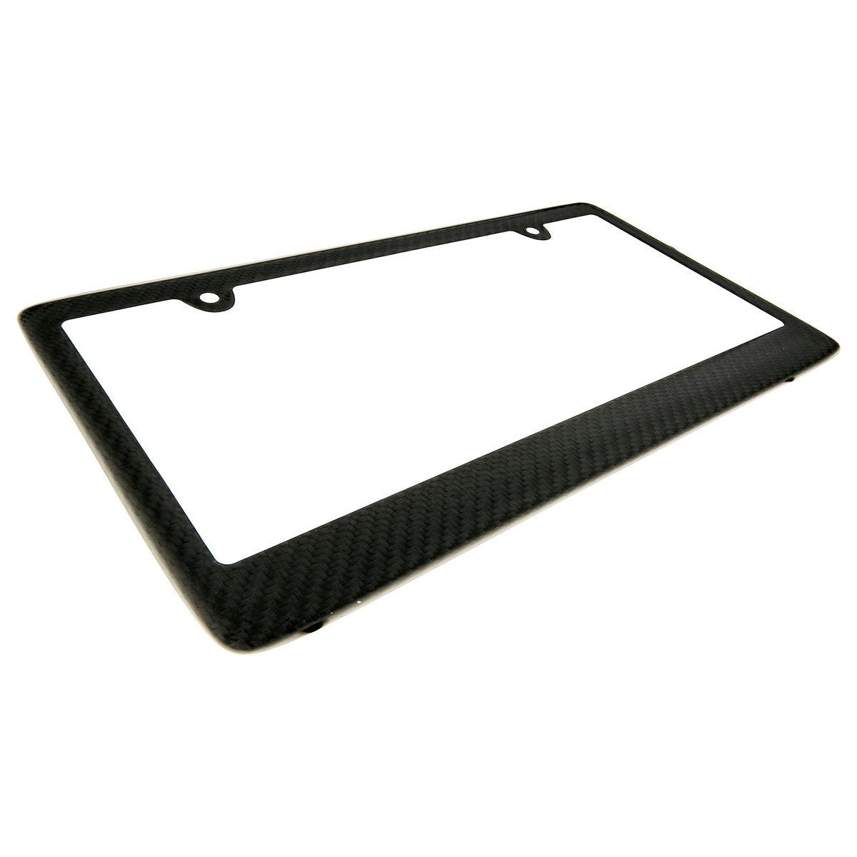 Blvd-Lpf Obey Your Luxury Real 100% Matte Black Carbon Fiber License Plate Frame Tag Cover Ff
