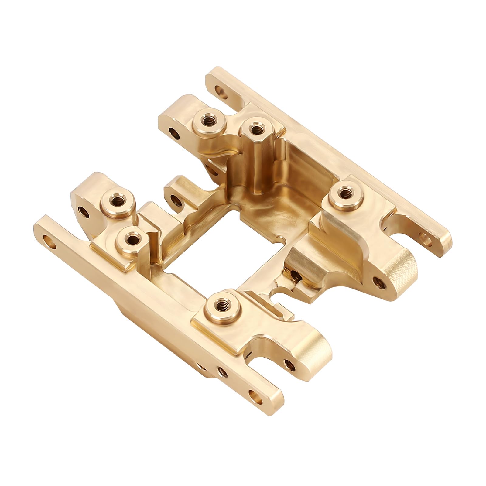 Injora Brass Skid Plate Transmission Mount Cnc Upgrade For Trx4M 1/18 Rc Crawler, 53G