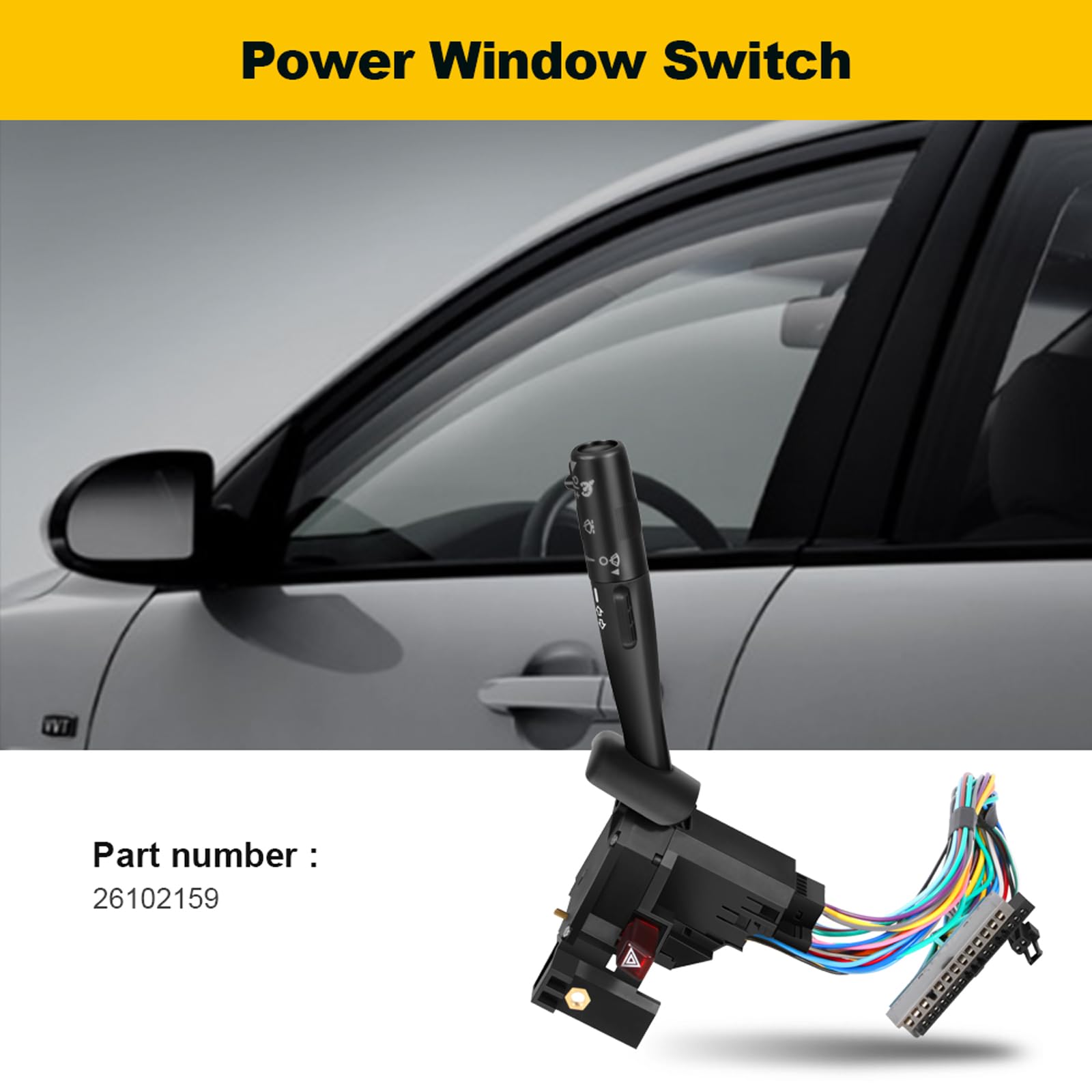 OCPTY Turn Signal Switch fits for Chevrolet 2003-2009 C6500 C7500 Kodiak Express 2001-20021500 2500 3500 2003-2009 for GMC C4500