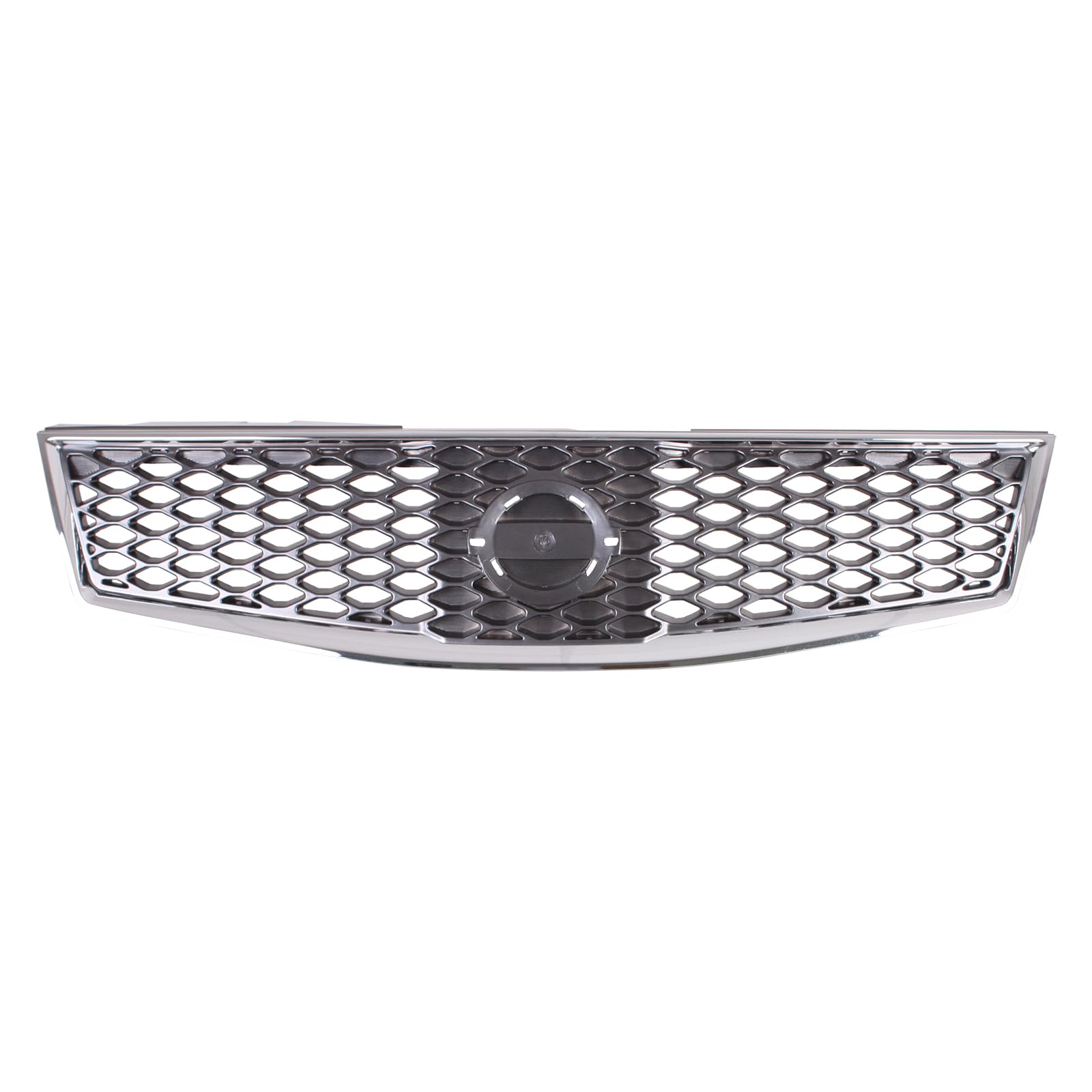 TYG (CAPA QUALITY) Chrome Front Grille Compatible with 2007-2012 Nissan Sentra, ABS OEM Replacement Bumper Grill for NI1200235 6