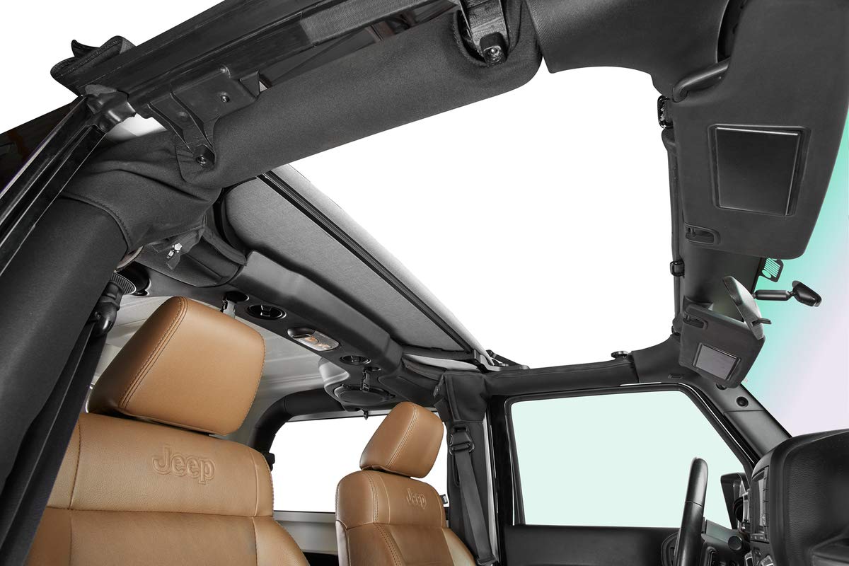 Bestop Sunrider for Hardtop 2007-2018 Wrangler JK 2-Door & Unlimited, Black Diamond, Model 5245335