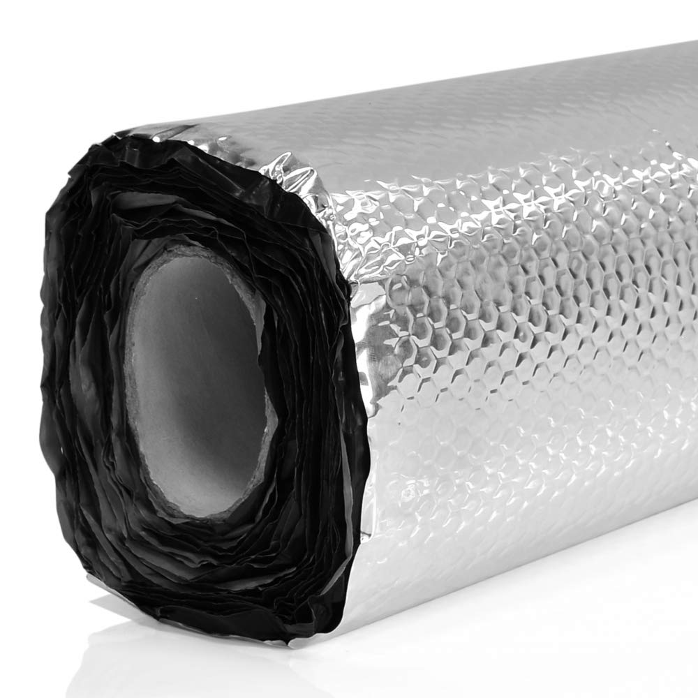 Pyle Premium Car Insulation Audio Sound Deadening Material , Foam Self-Adhesive And Automotive Dampening Mat, 36 Sqft (Pnvbd3621