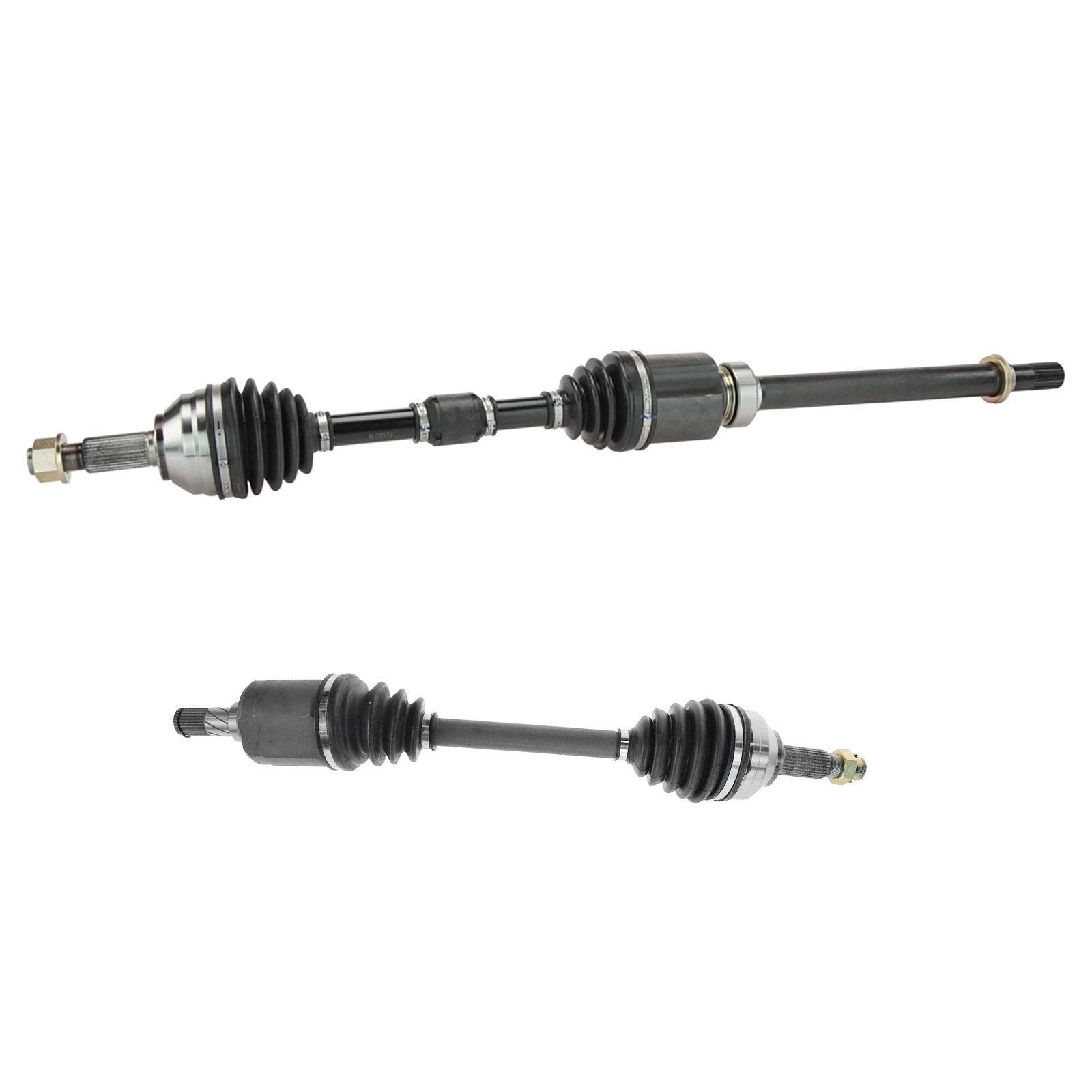 TRQ CV Axle Shaft Assembly Set for 2008-2013 Nissan Rogue & 2007-2012 Sentra SE-R, Model CSA82467, Front Driver & Passenger Side