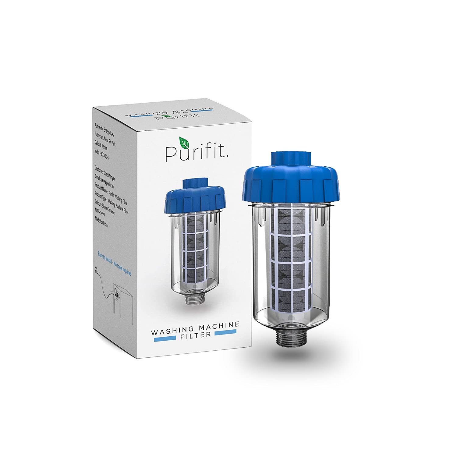 Purifit Washing Machine Filter For Hard Water, Chlorine, Limescale Removal | Hard Water Softener For Top Load And Front Load Mac