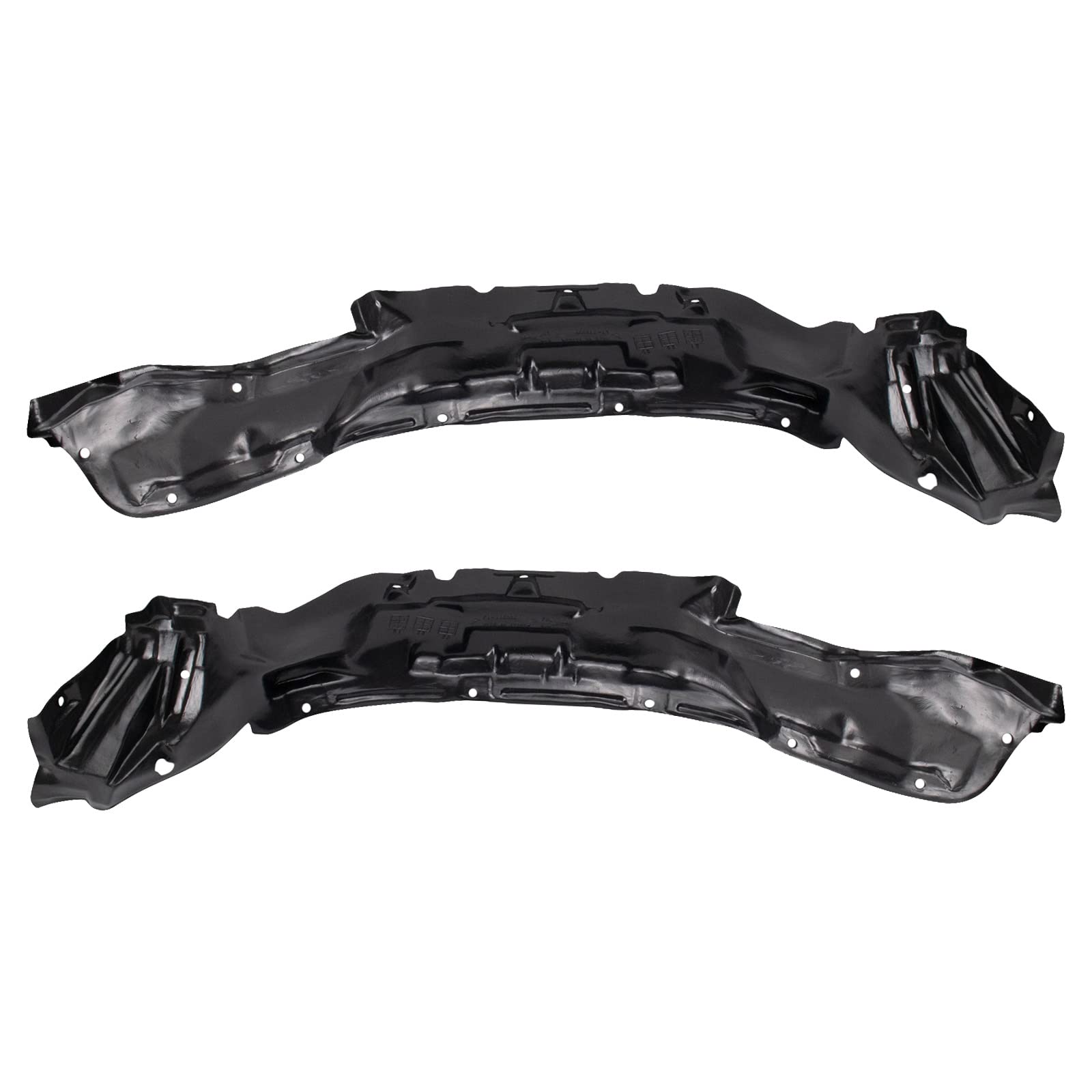 Trq Front Inner Fender Liner Set Compatible With 1989-1995 Toyota Pickup To1250102 To1251102