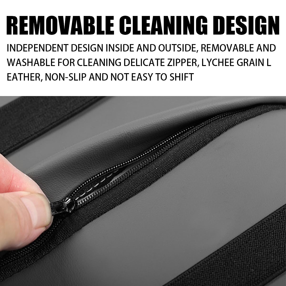 Bittwee Car Armrest Cushion, Automotive Anti-Scratch Leather Memory Foam Center Console Pad Cover Protector Elbow Pillow Armrest
